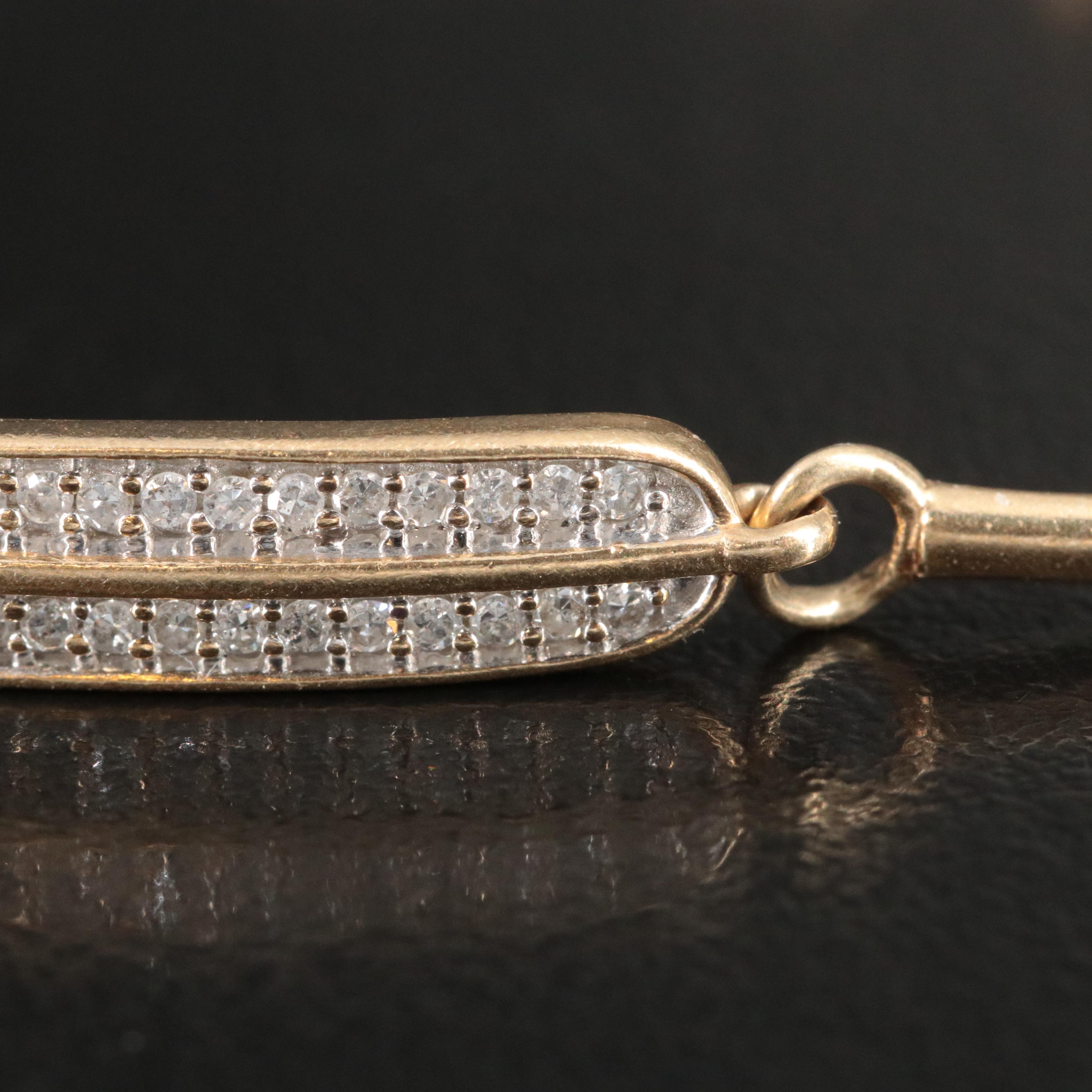10K 0.33 CTW Diamond Bracelet