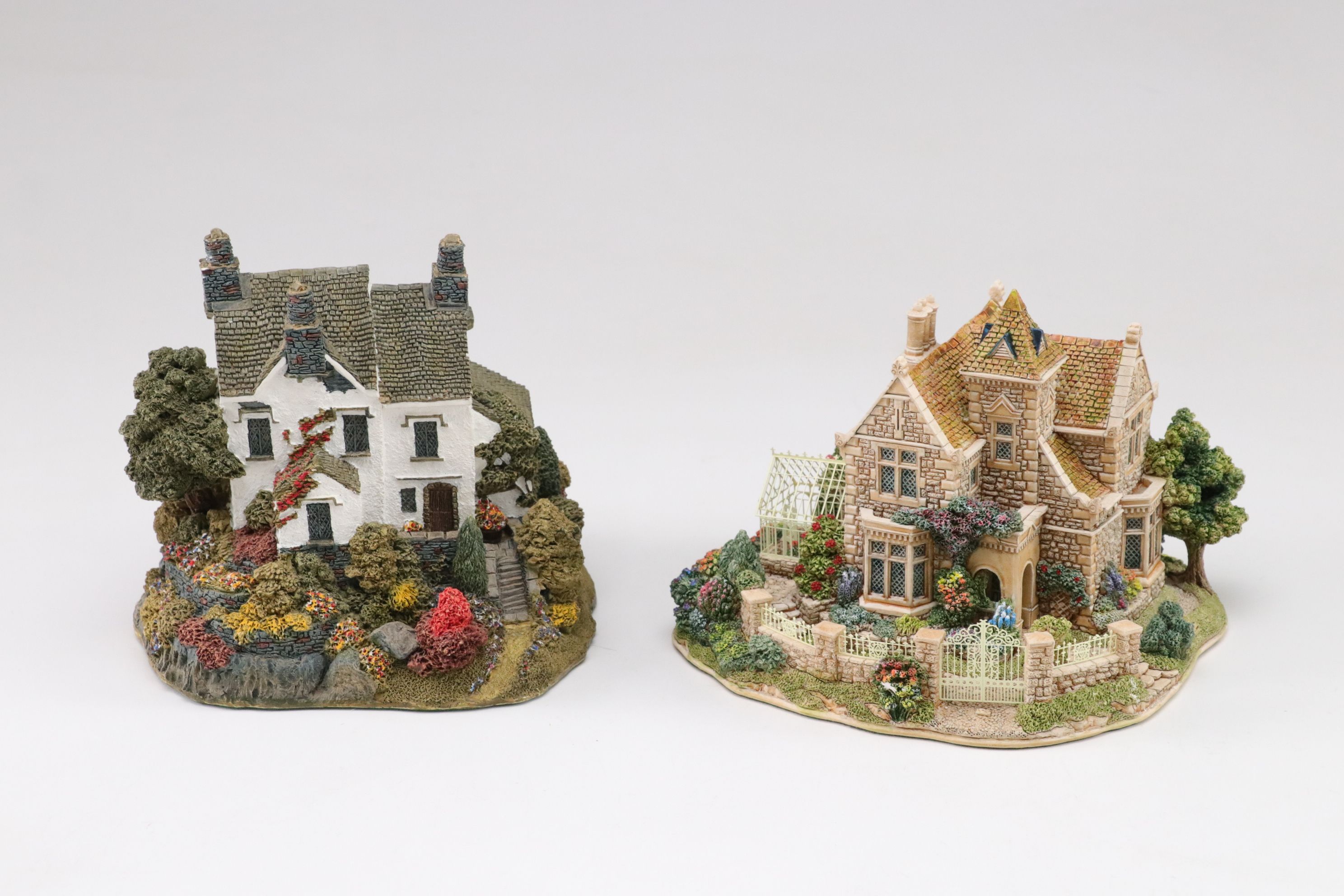 Lilliput Lane "Rydal View" and More Resin Village Shop Figurines, 1990s