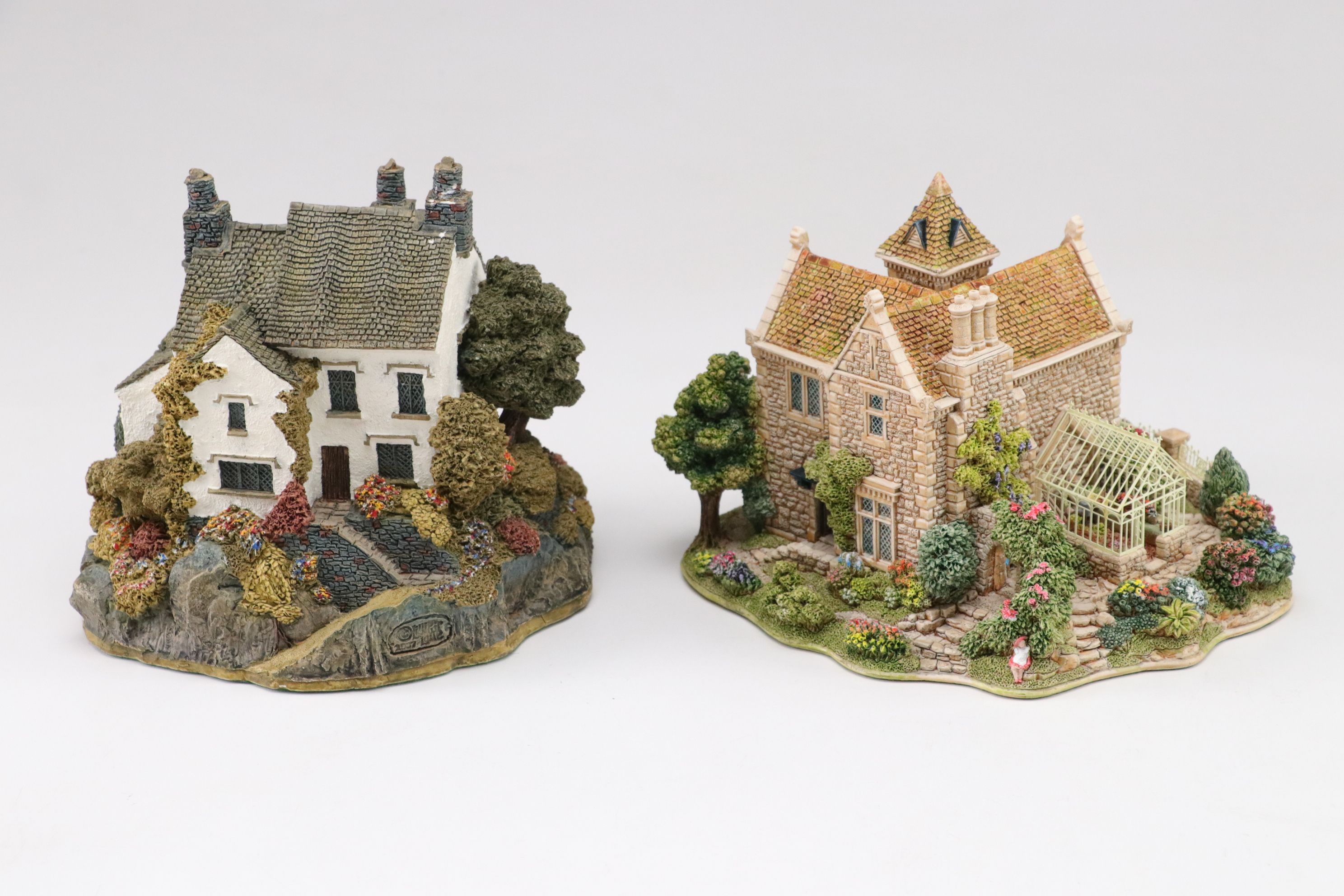 Lilliput Lane "Rydal View" and More Resin Village Shop Figurines, 1990s
