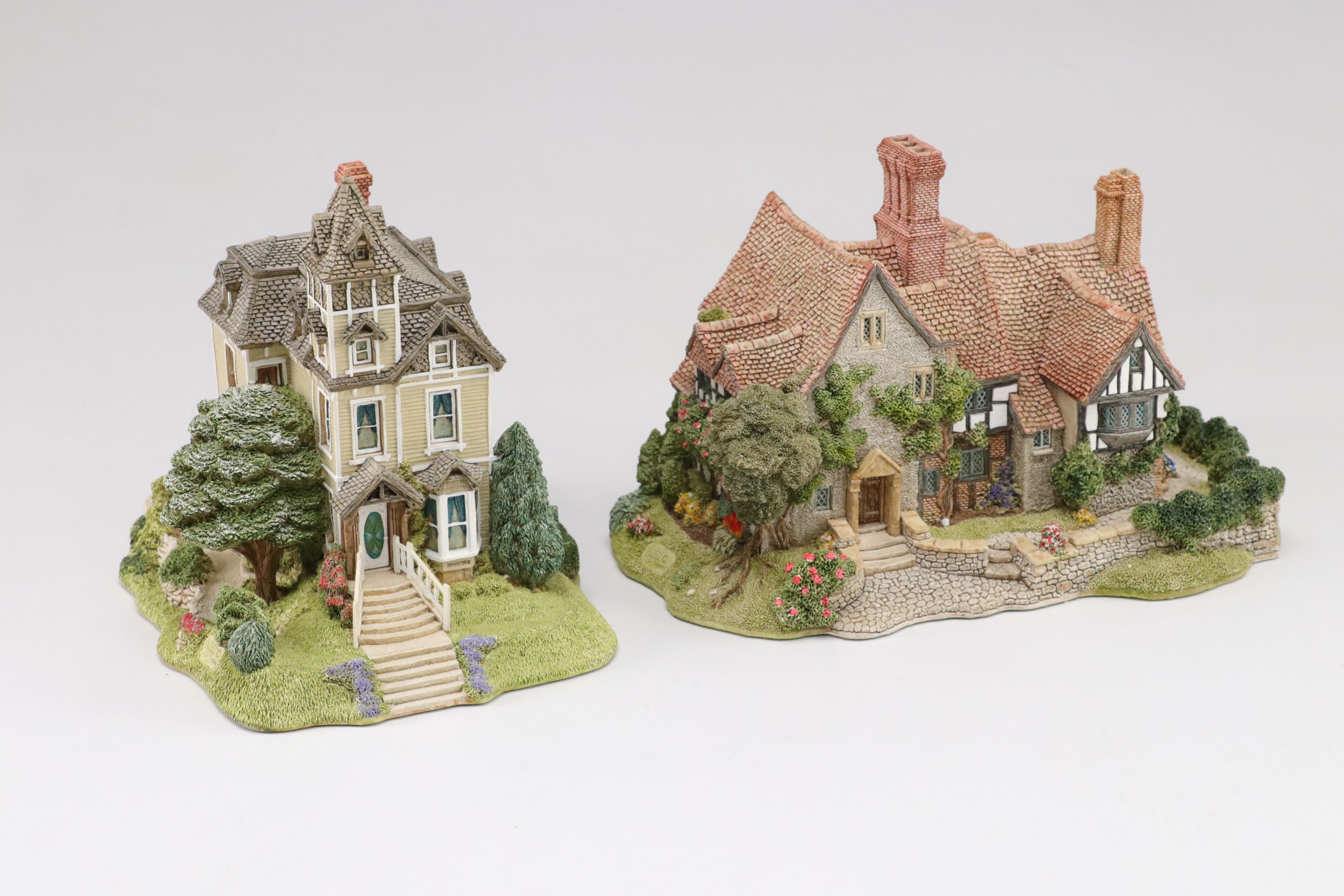 Lilliput Lane "Rydal View" and More Resin Village Shop Figurines, 1990s