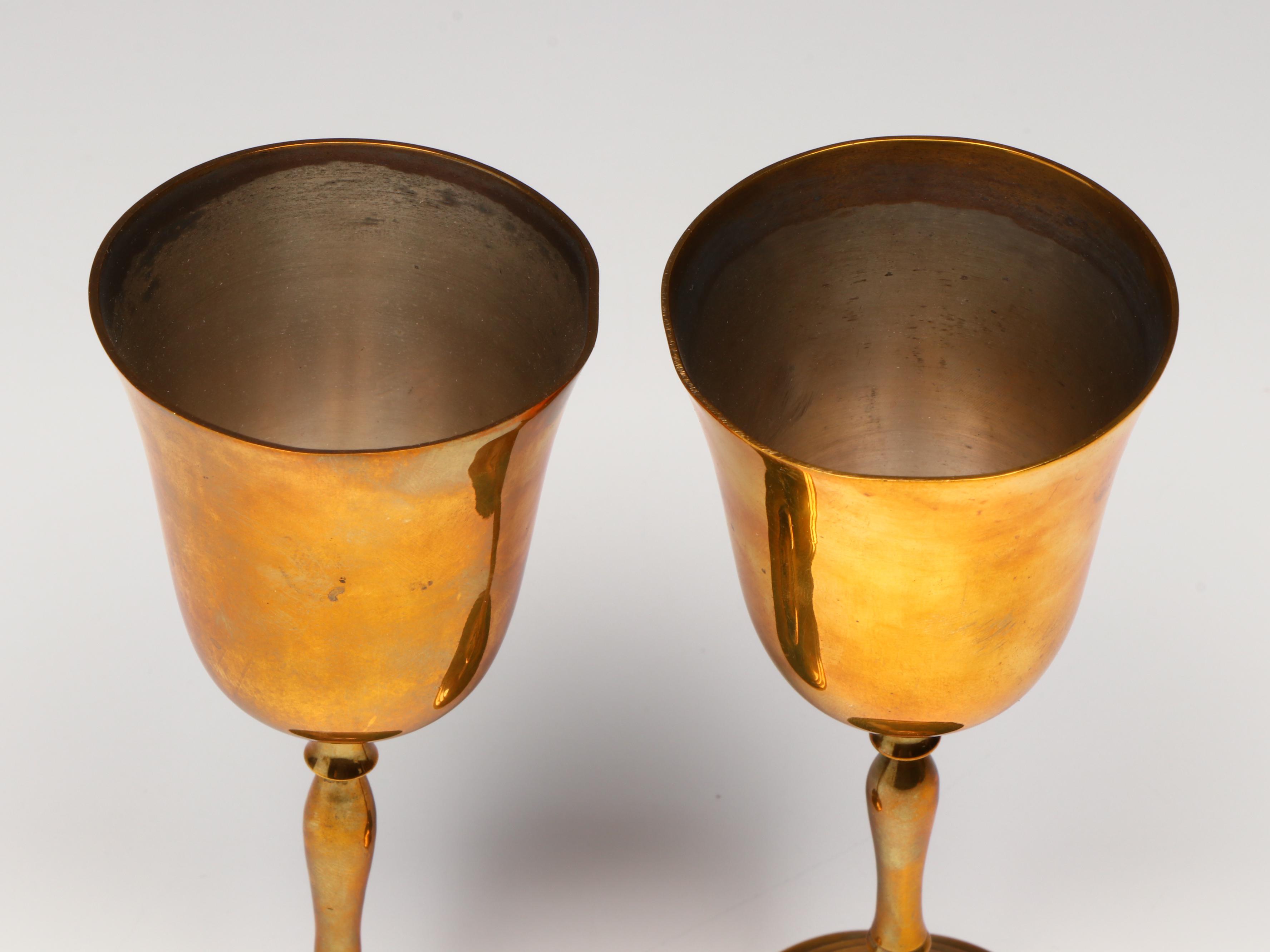 Brass Hanging Planters with Goblets and Cocktail Kingdom Bar Tools
