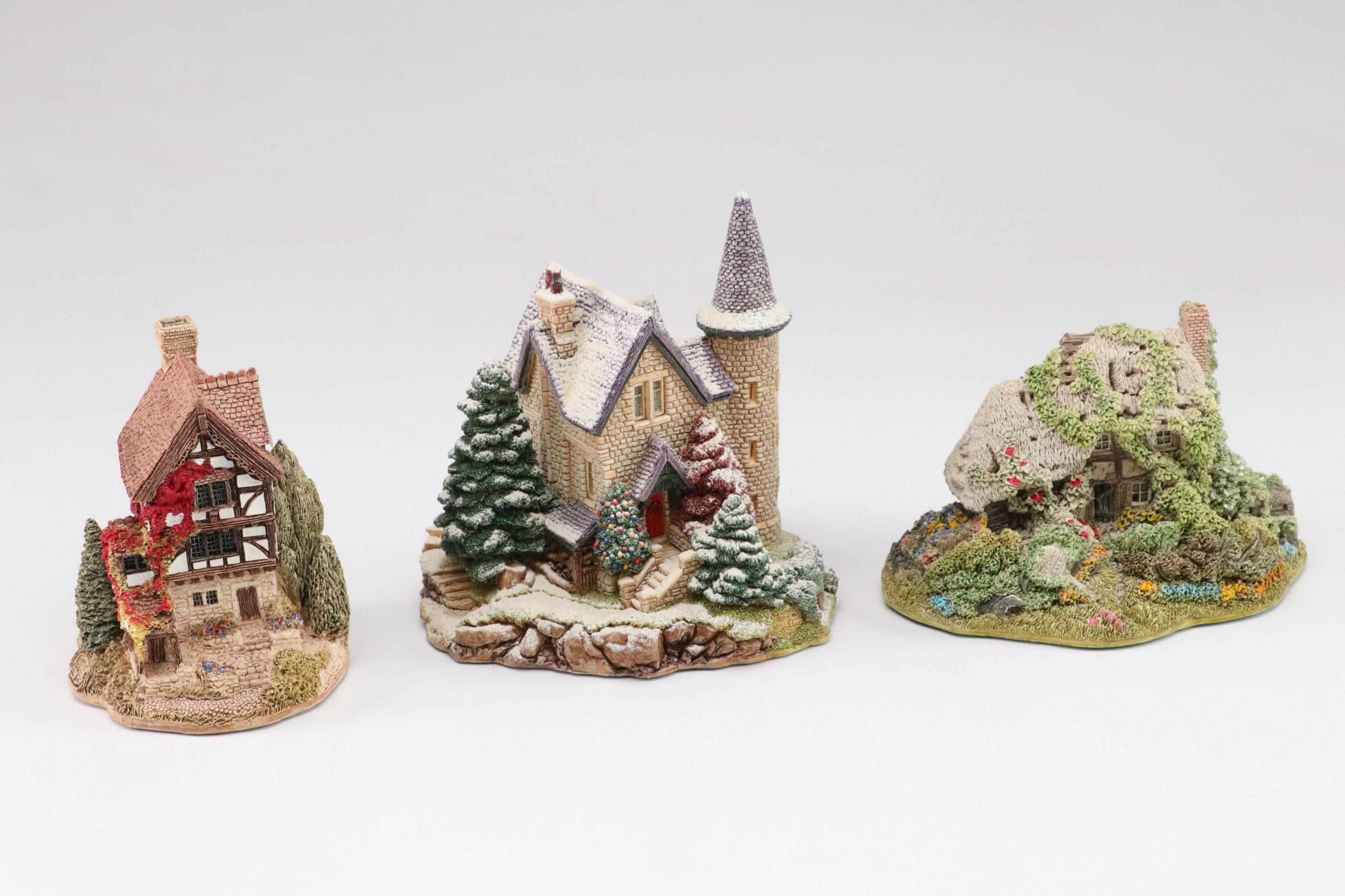 Lilliput Lane "Rydal View" and More Resin Village Shop Figurines, 1990s