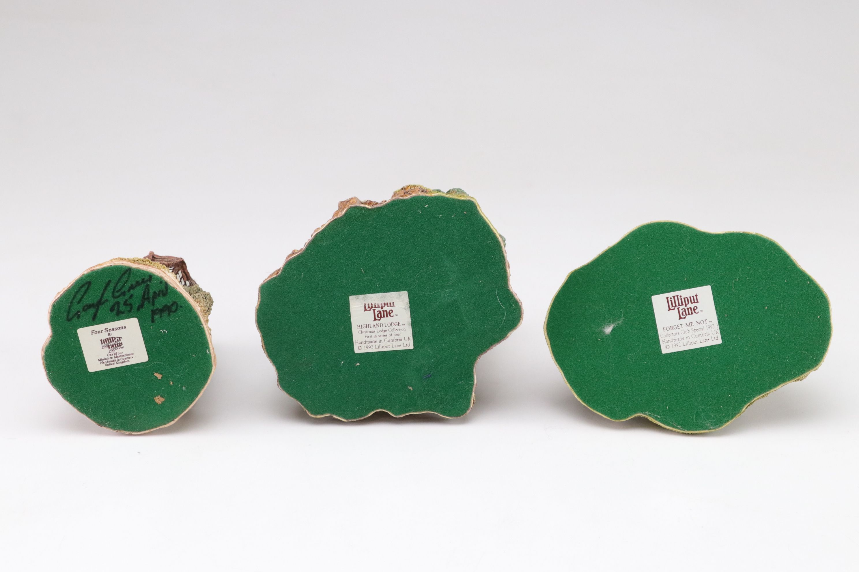 Lilliput Lane "Rydal View" and More Resin Village Shop Figurines, 1990s