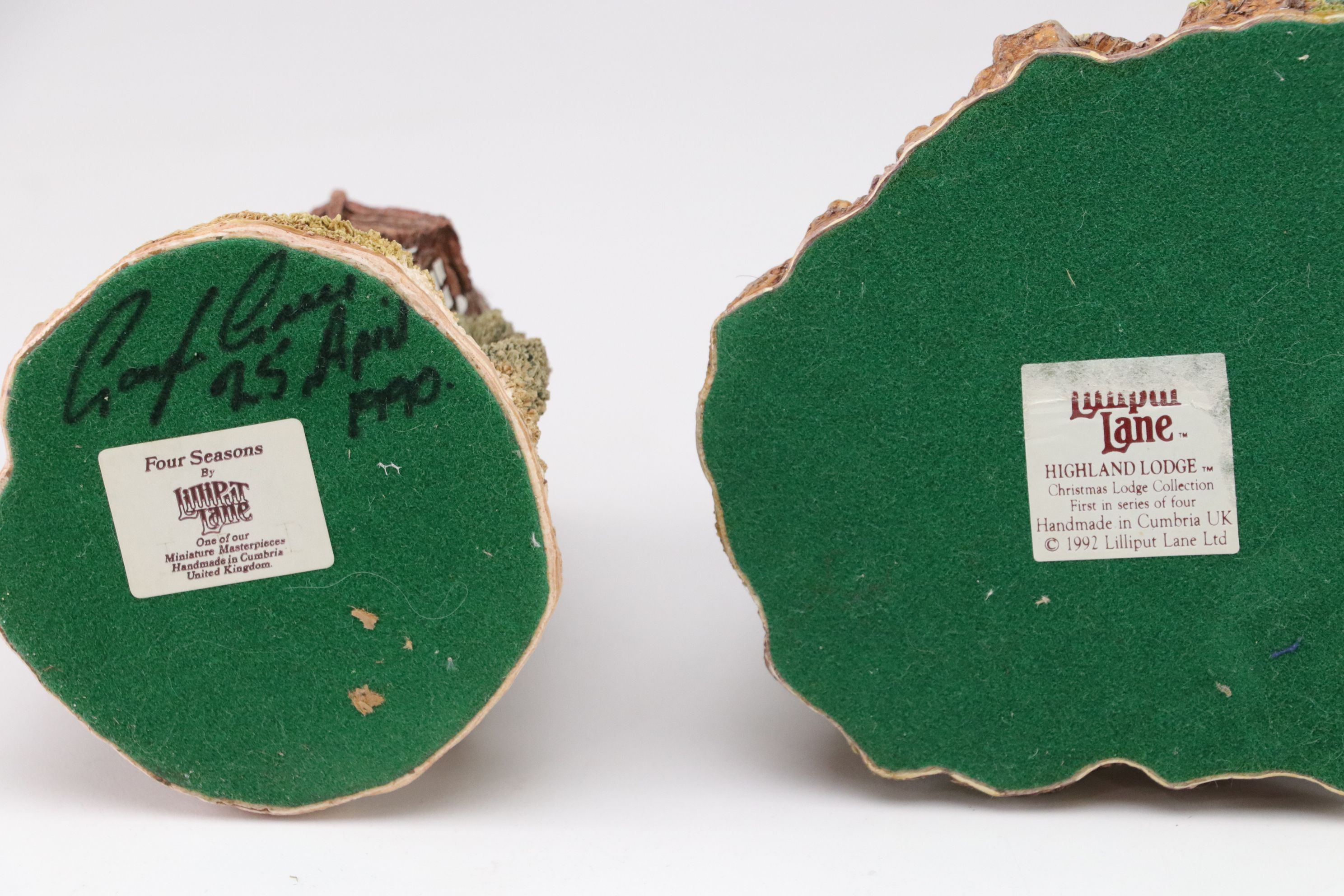 Lilliput Lane "Rydal View" and More Resin Village Shop Figurines, 1990s