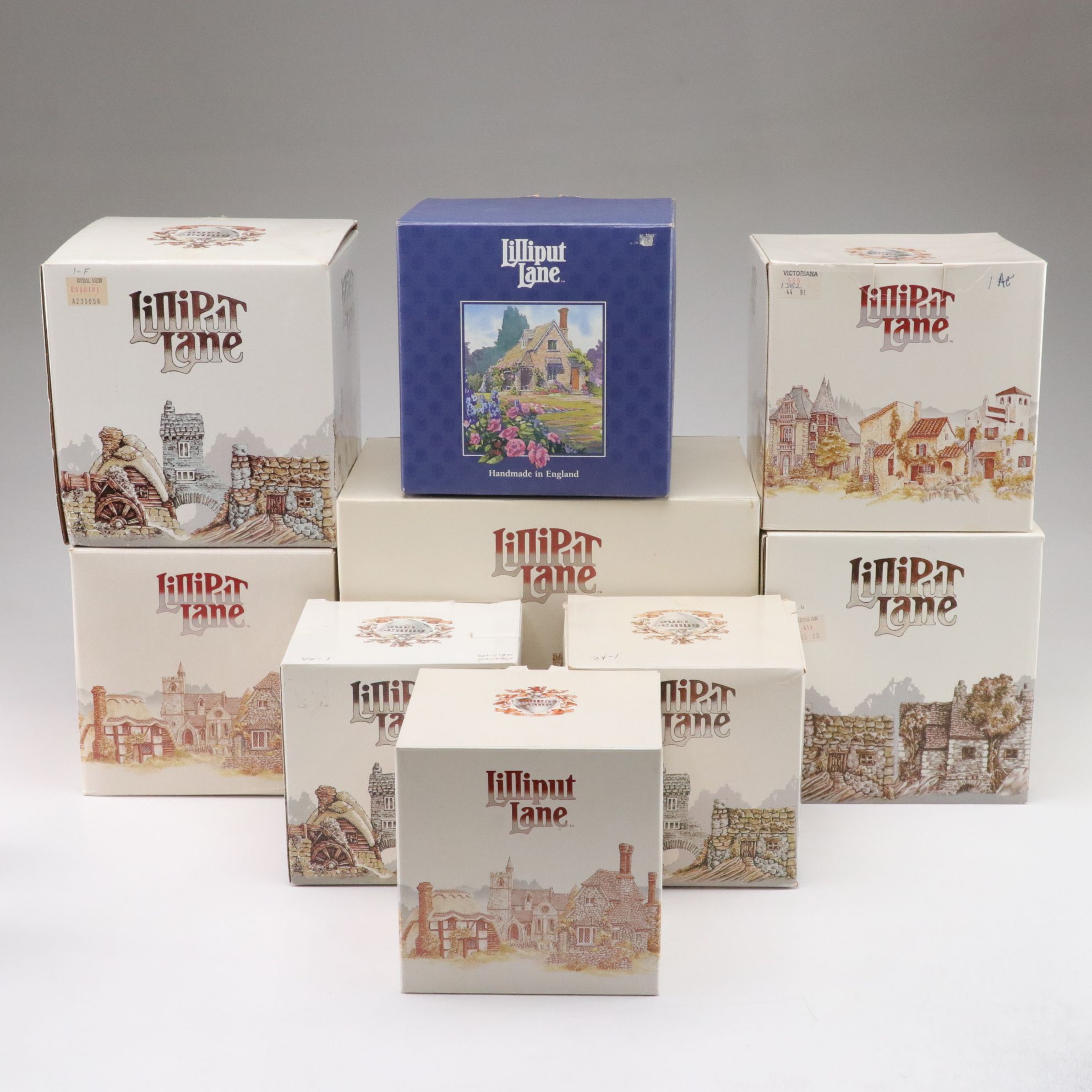 Lilliput Lane "Rydal View" and More Resin Village Shop Figurines, 1990s