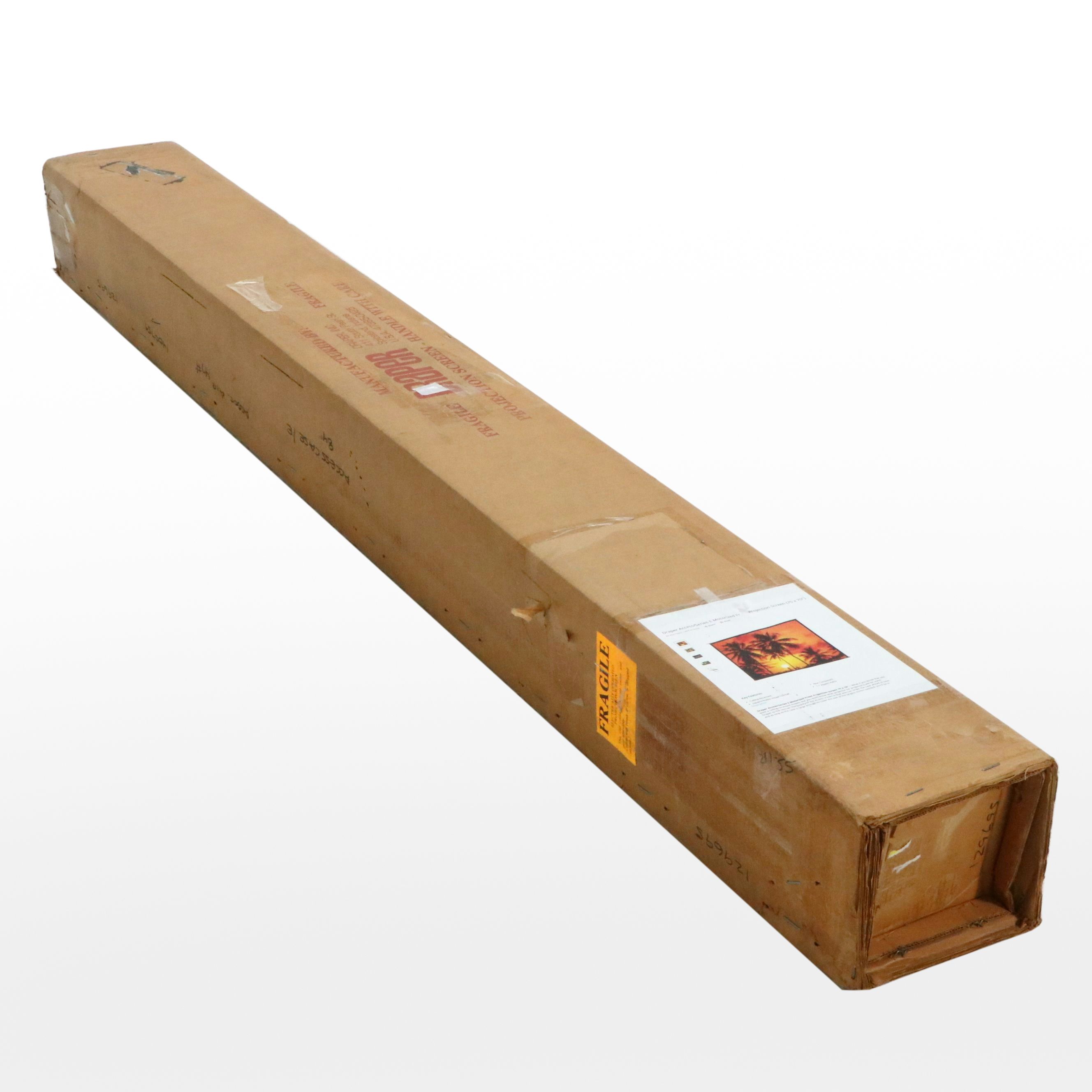 Draper Access Series E Ceiling Recess Housed Electronic Projector Screen, Remote