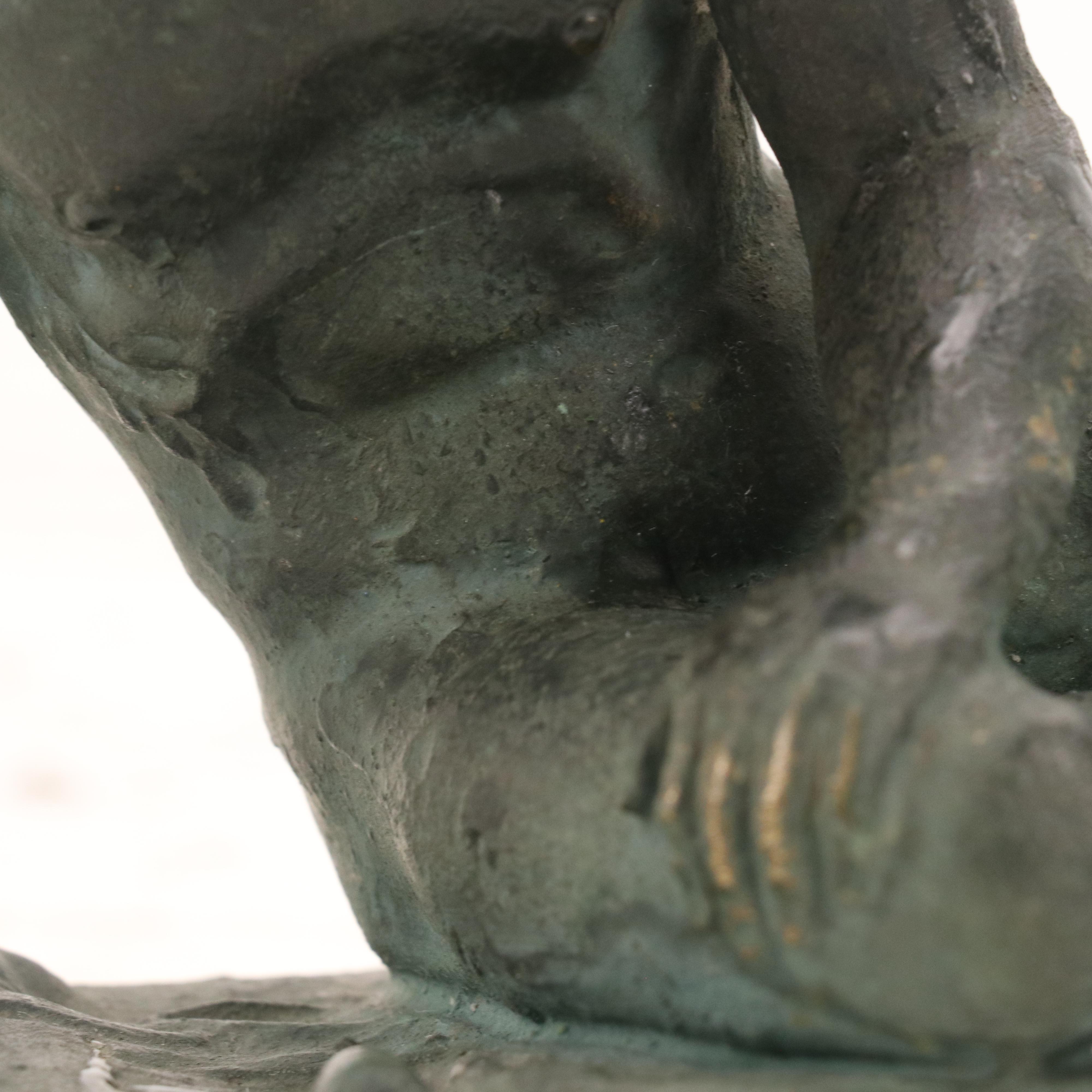 Patinated Cast Bronze of "The Dying Gaul"