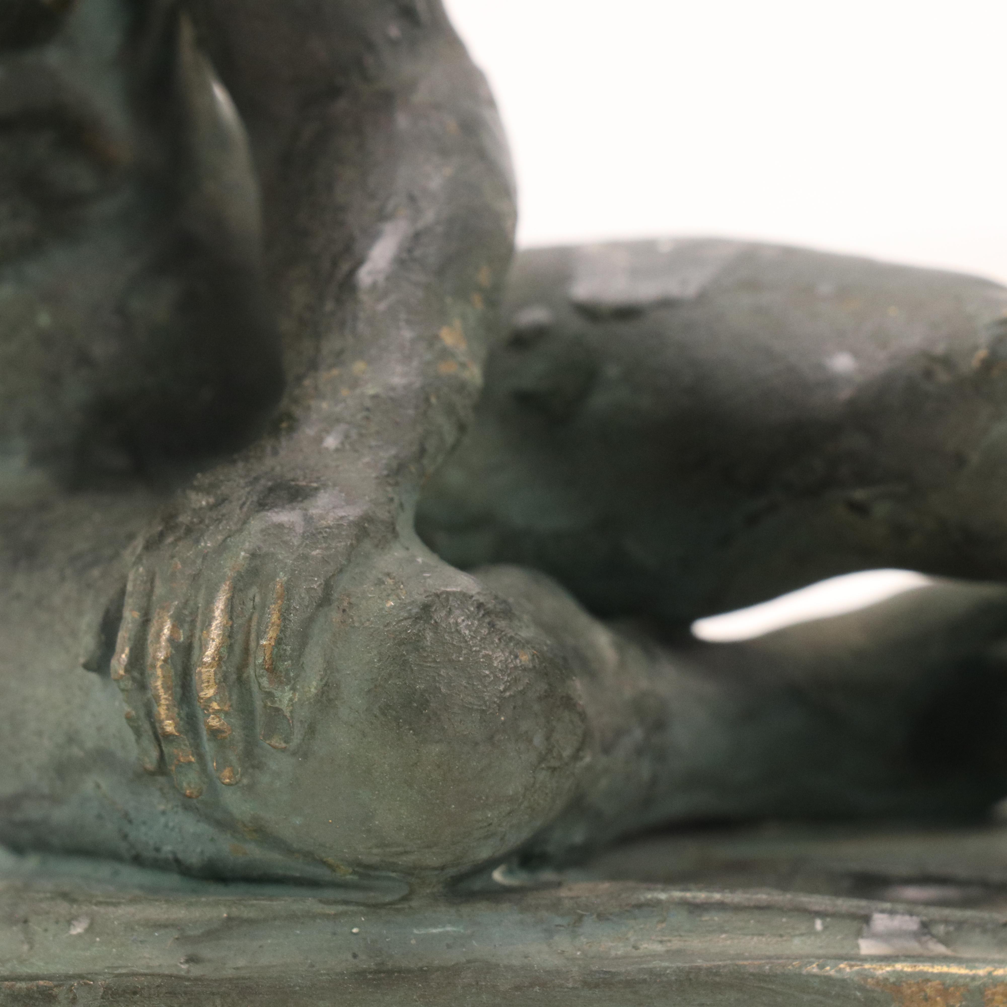 Patinated Cast Bronze of "The Dying Gaul"