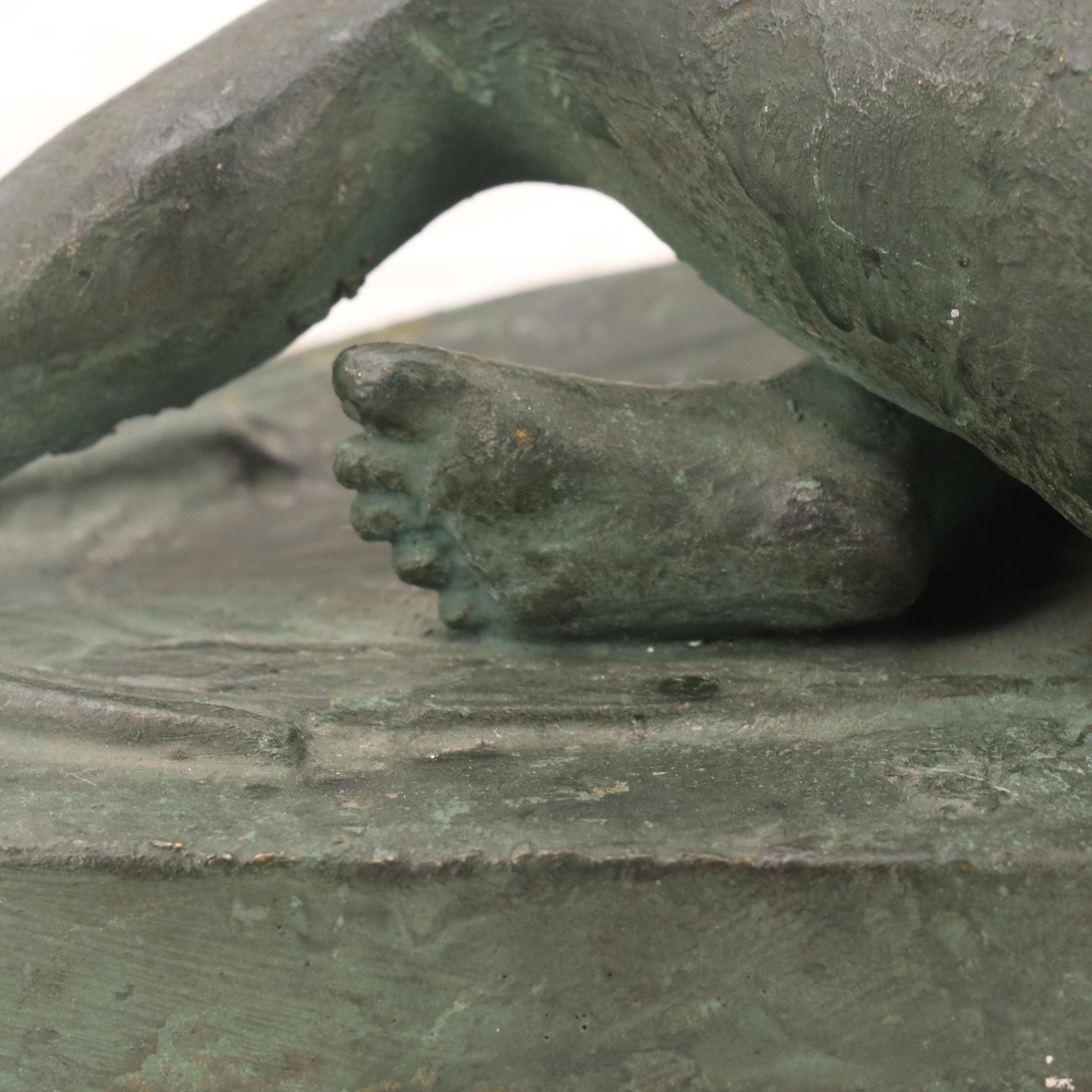 Patinated Cast Bronze of "The Dying Gaul"
