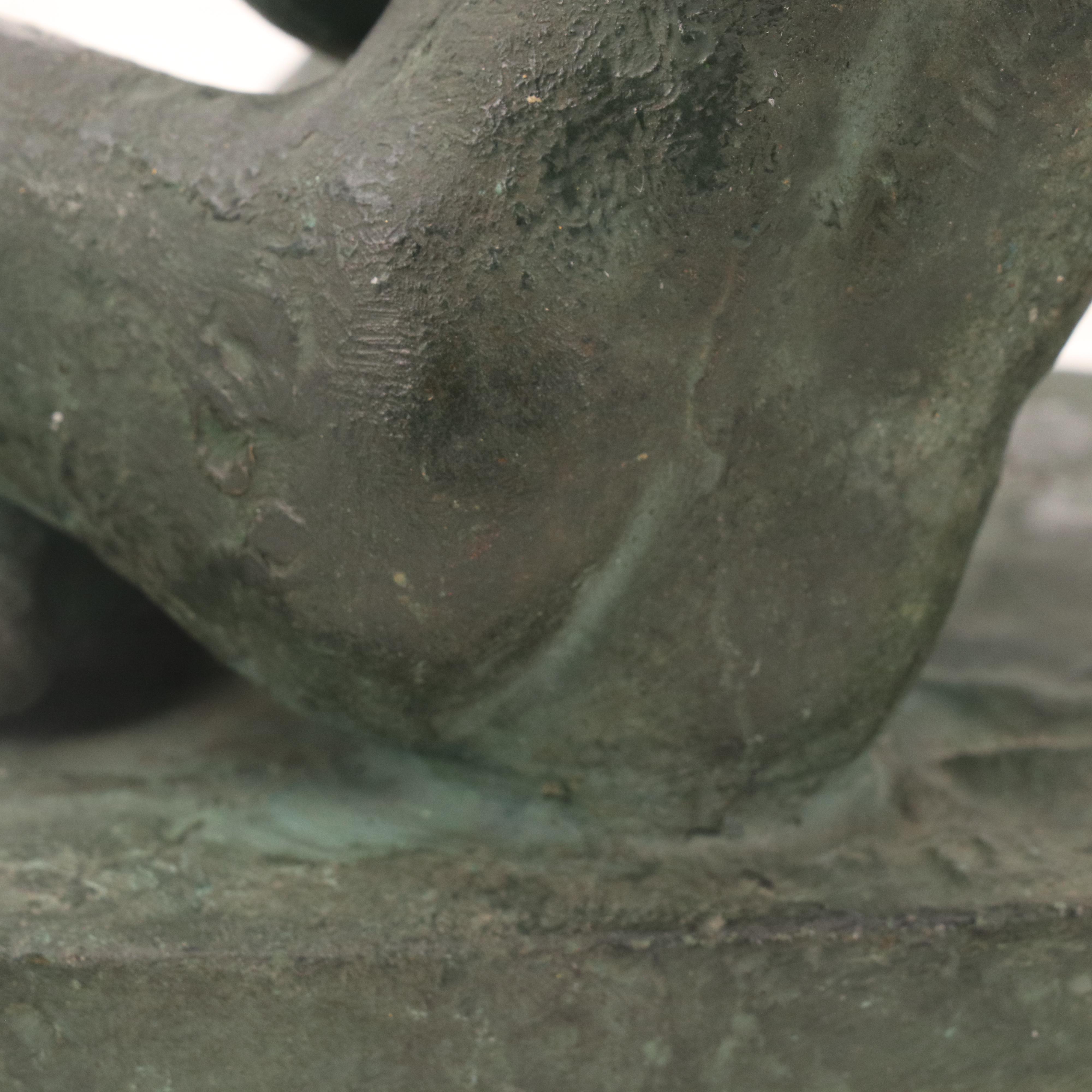 Patinated Cast Bronze of "The Dying Gaul"