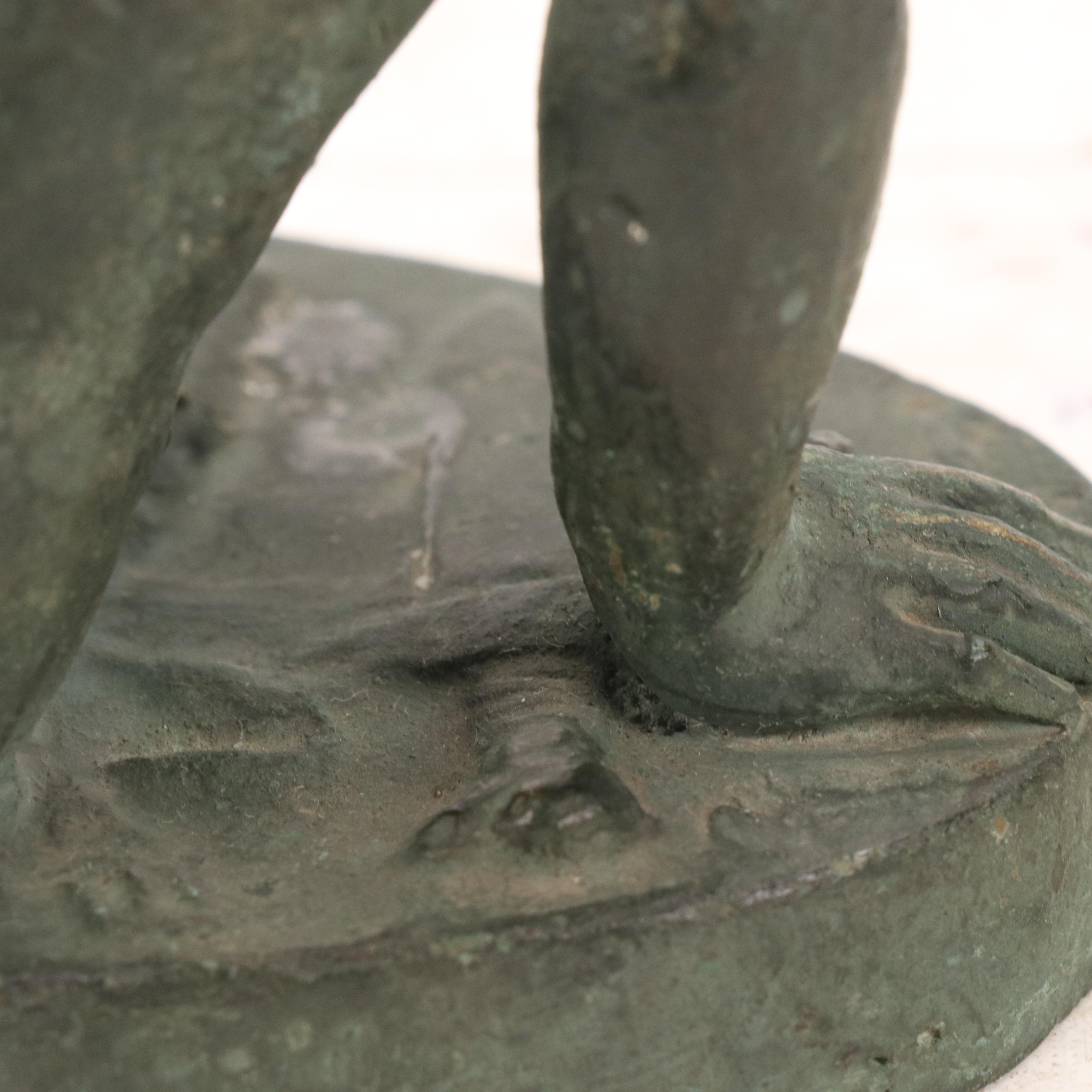 Patinated Cast Bronze of "The Dying Gaul"