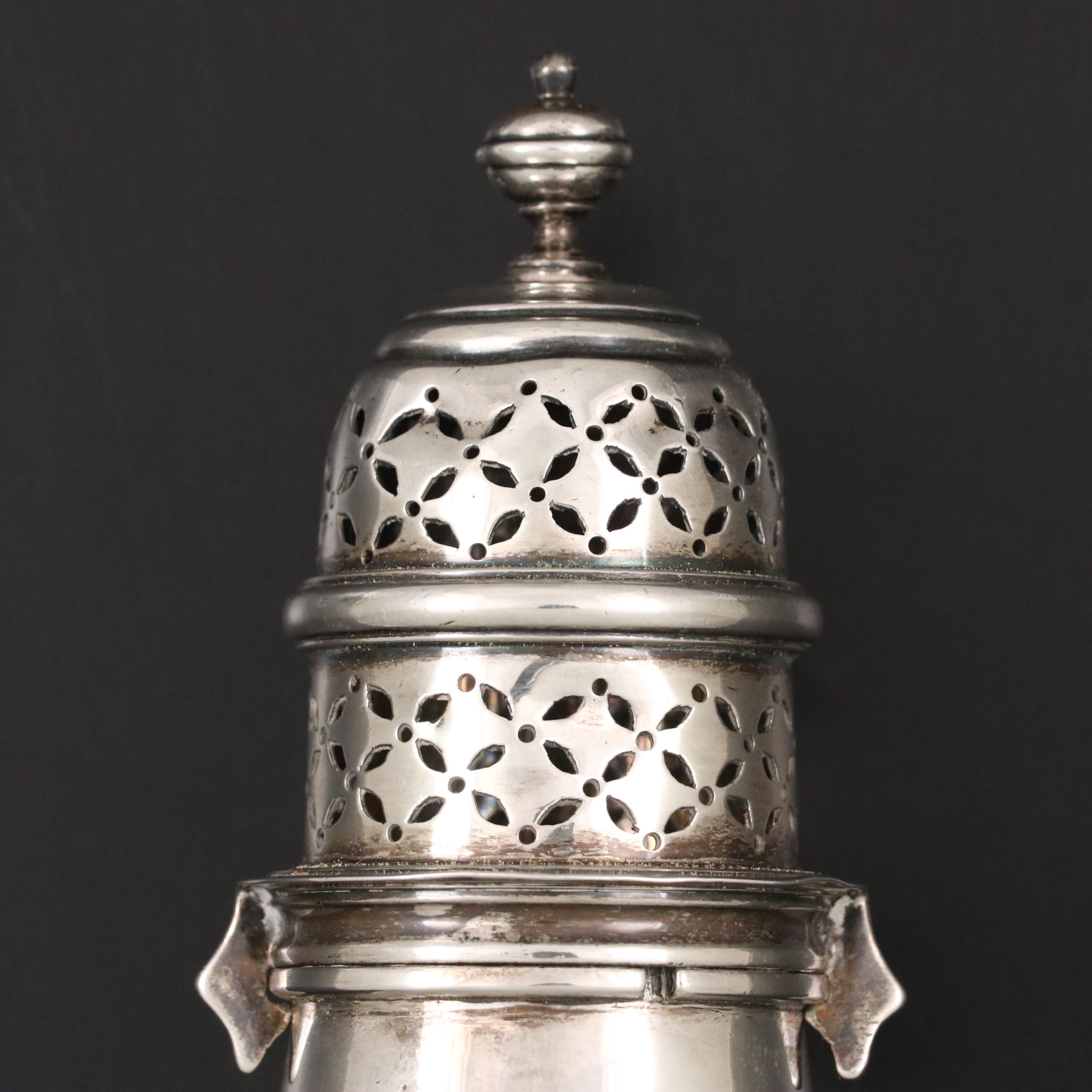 Goldsmiths & Silversmiths Co. Irish Sterling Silver Muffineer, 1890