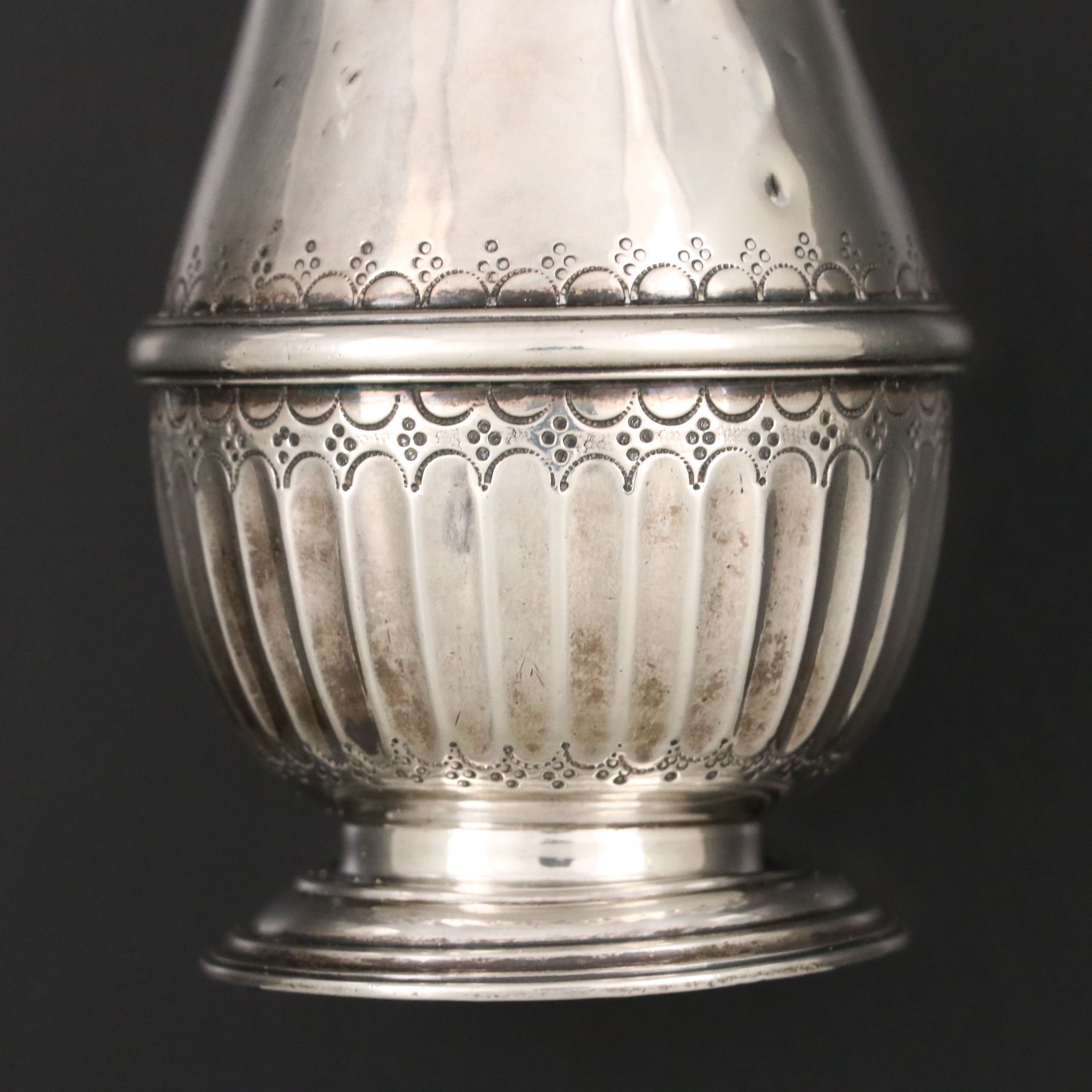 Goldsmiths & Silversmiths Co. Irish Sterling Silver Muffineer, 1890