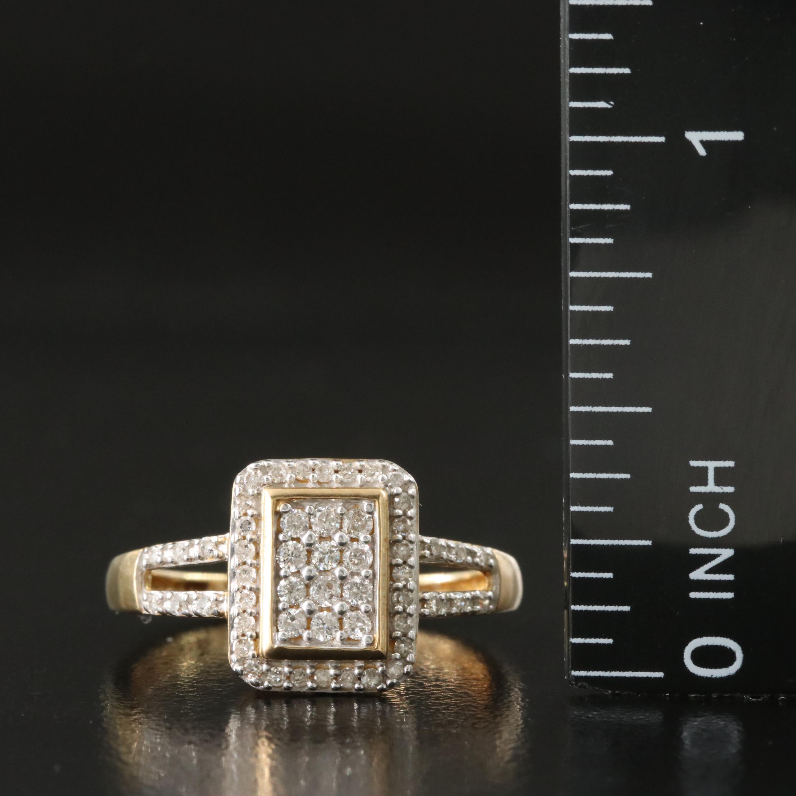 10K 0.34 CTW Diamond Ring