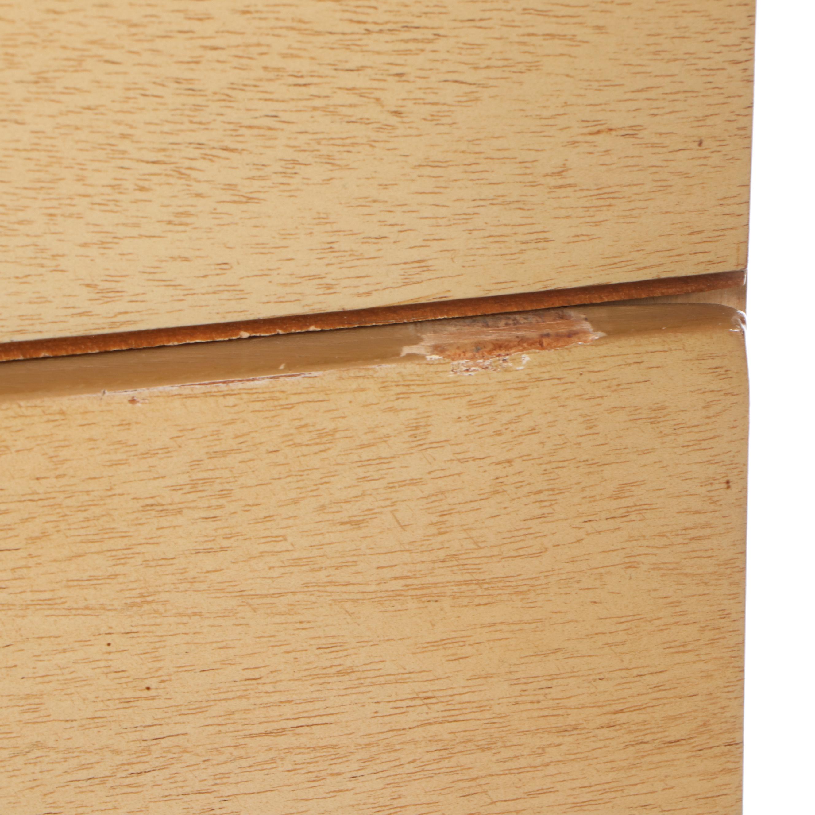 Mid Century Modern Blonde Wood Chest of Drawers