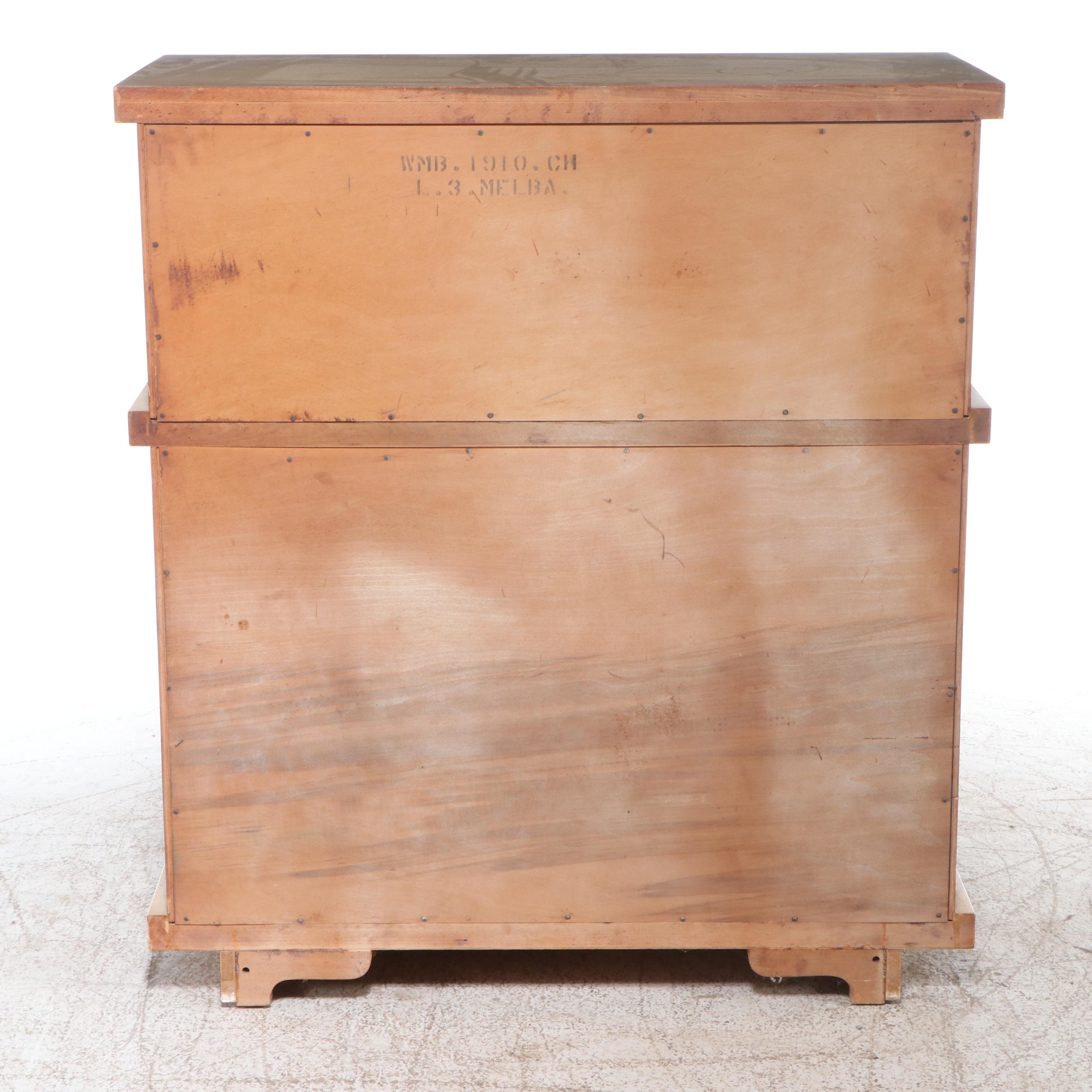 Mid Century Modern Blonde Wood Chest of Drawers