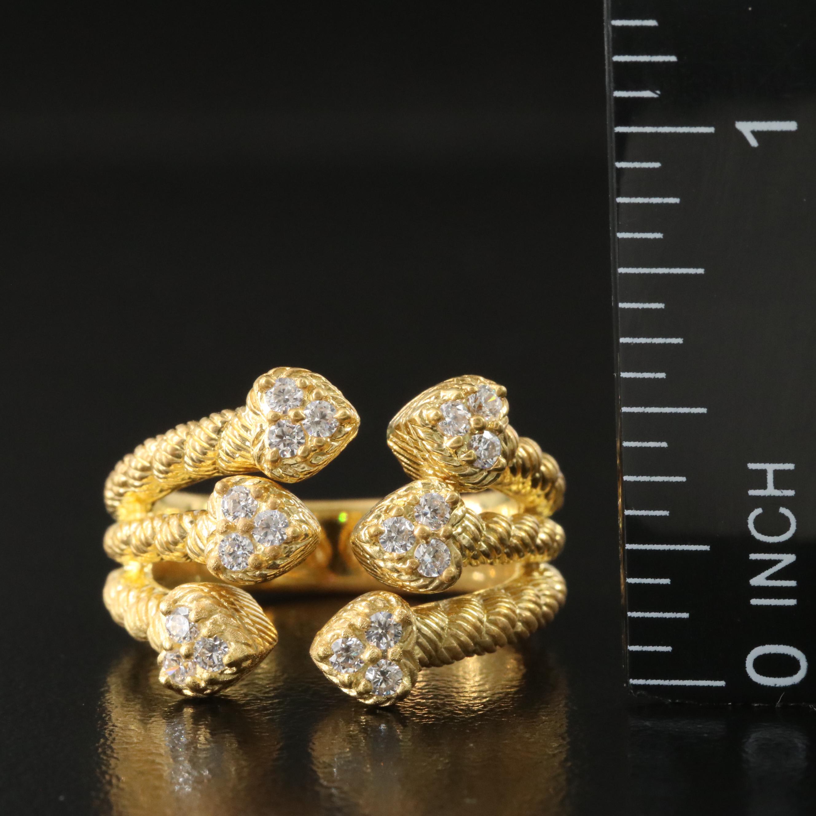 Judith Ripka Sterling CZ Ring