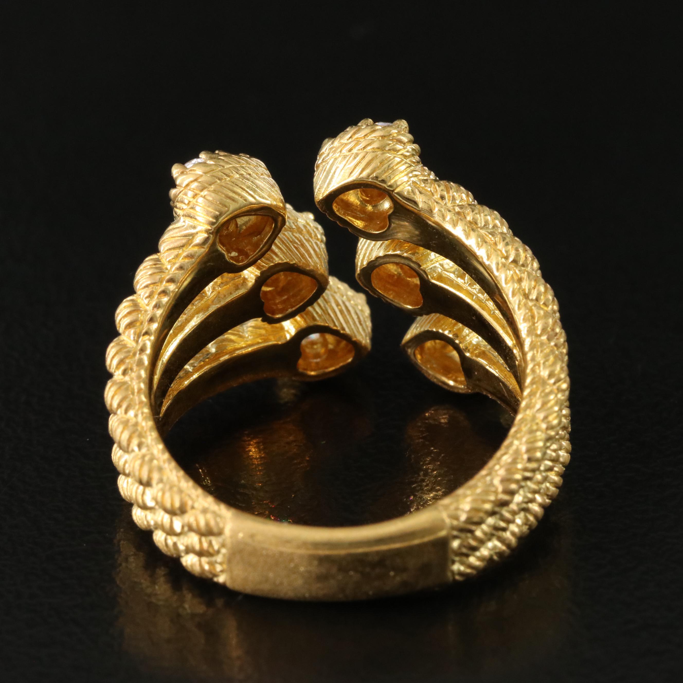 Judith Ripka Sterling CZ Ring