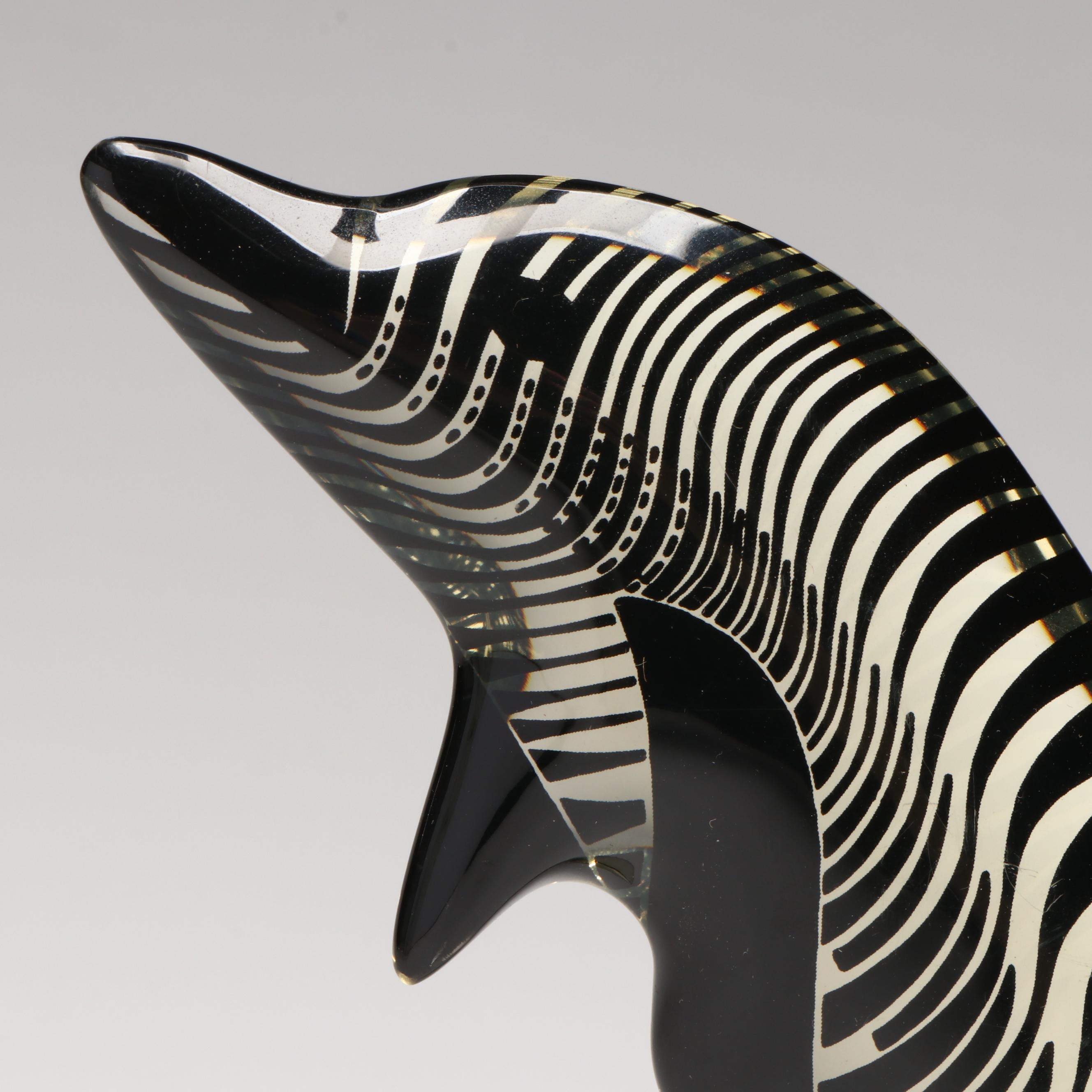 Abraham Palatnik Acrylic Dolphin Figurine