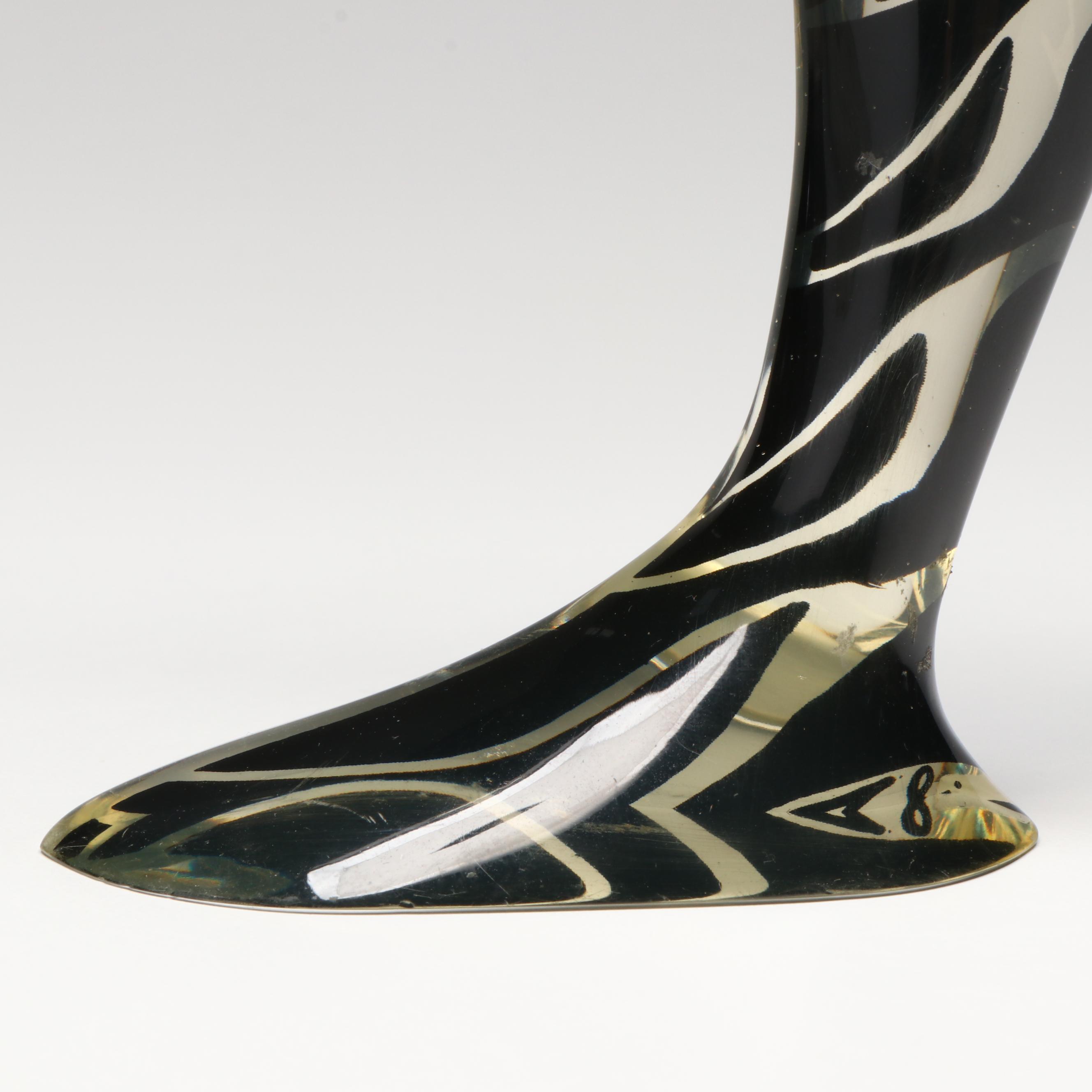 Abraham Palatnik Acrylic Dolphin Figurine