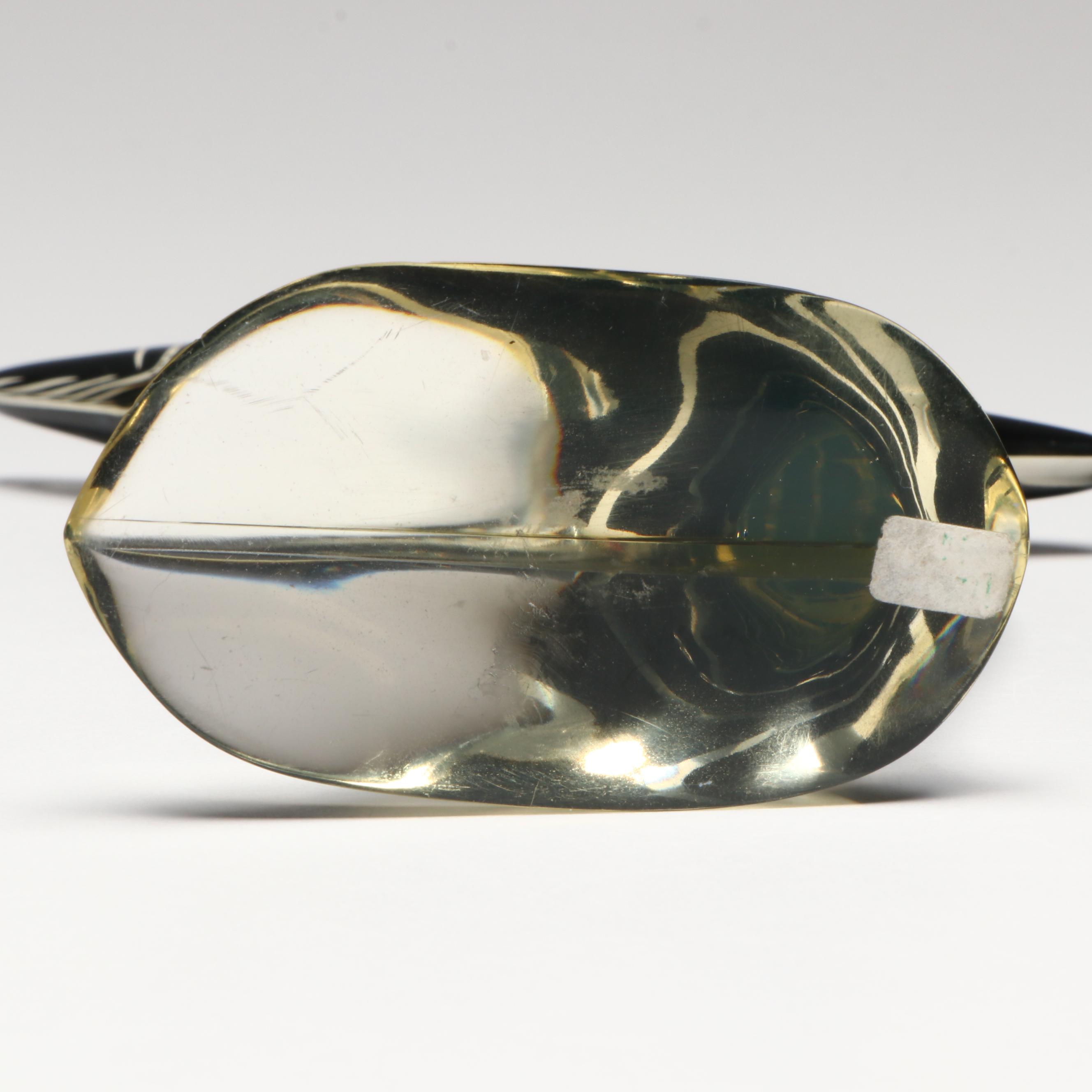 Abraham Palatnik Acrylic Dolphin Figurine