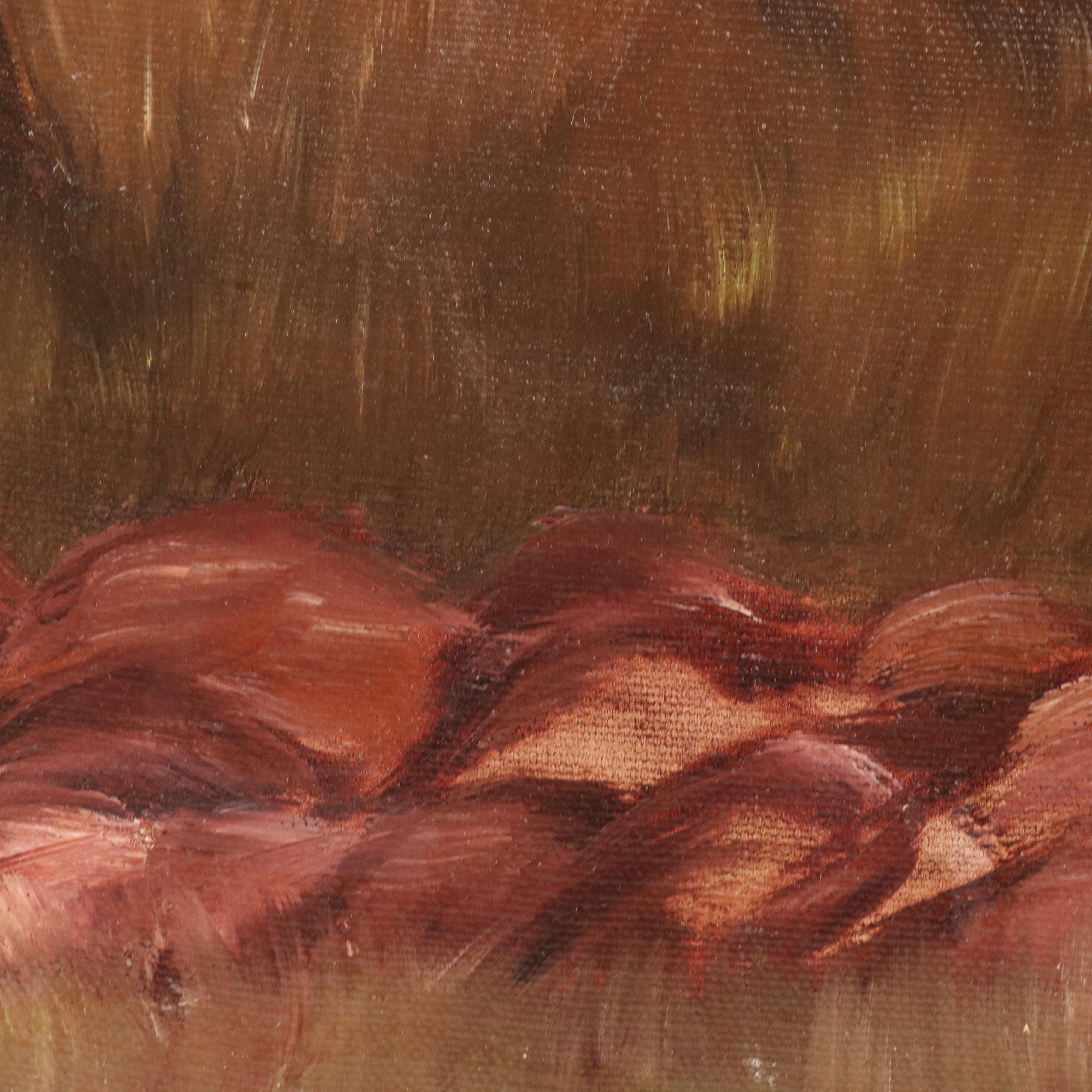 Beverly Landscape Oil Painting, Late 20th Century