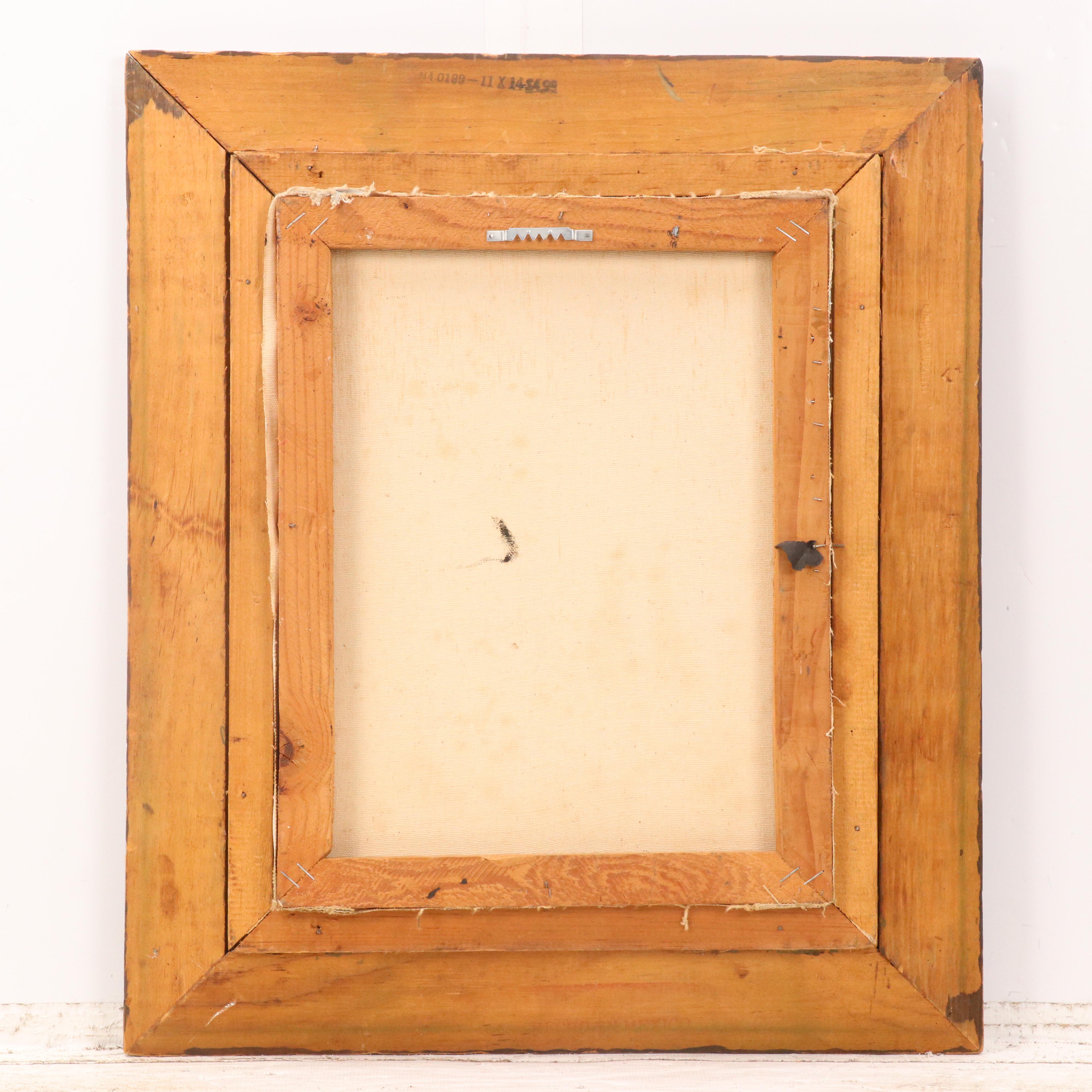 Beverly Landscape Oil Painting, Late 20th Century