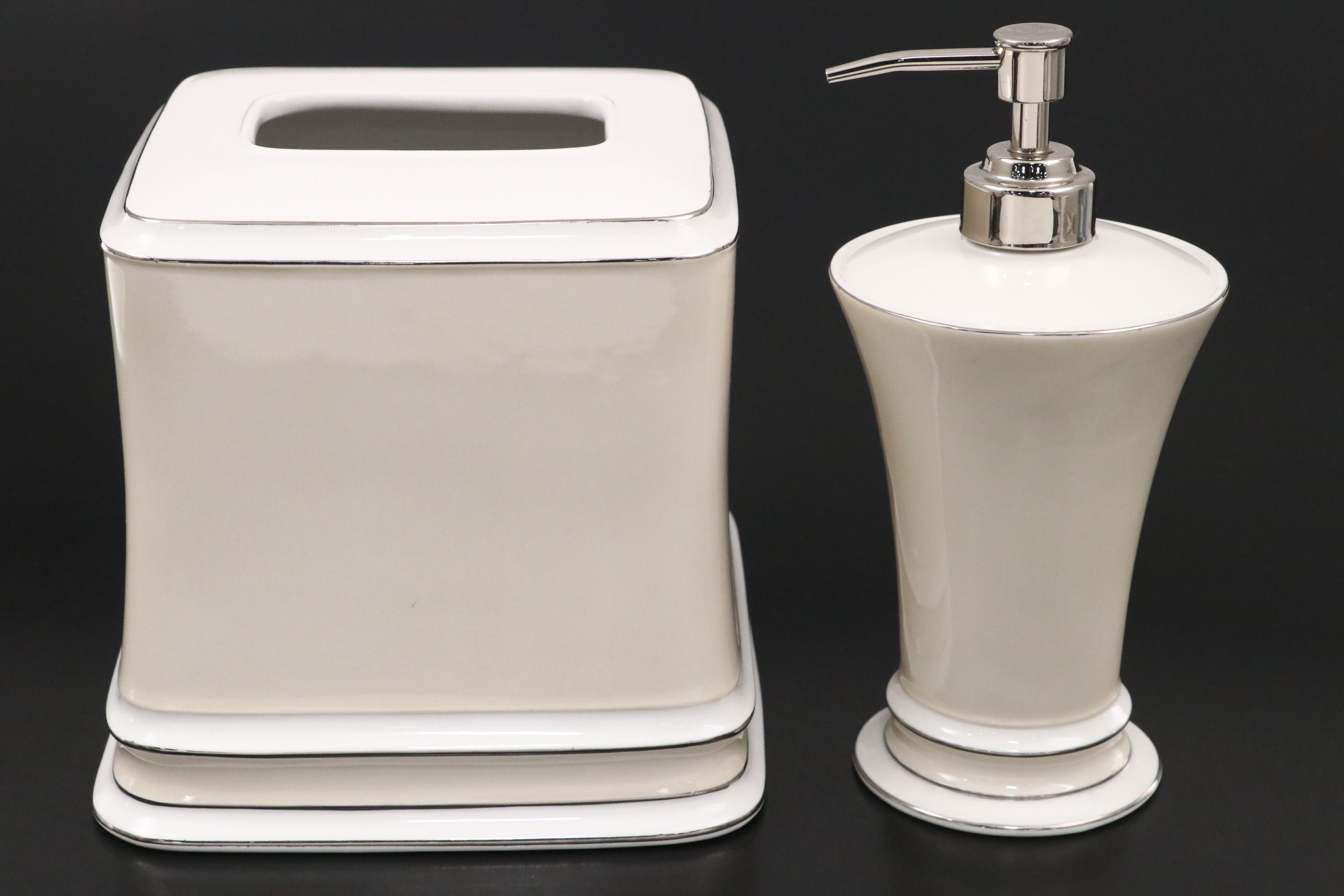 Capodimonte Porcelain Lily, Ceramic Bathroom Accessories, and Porcelain Mug