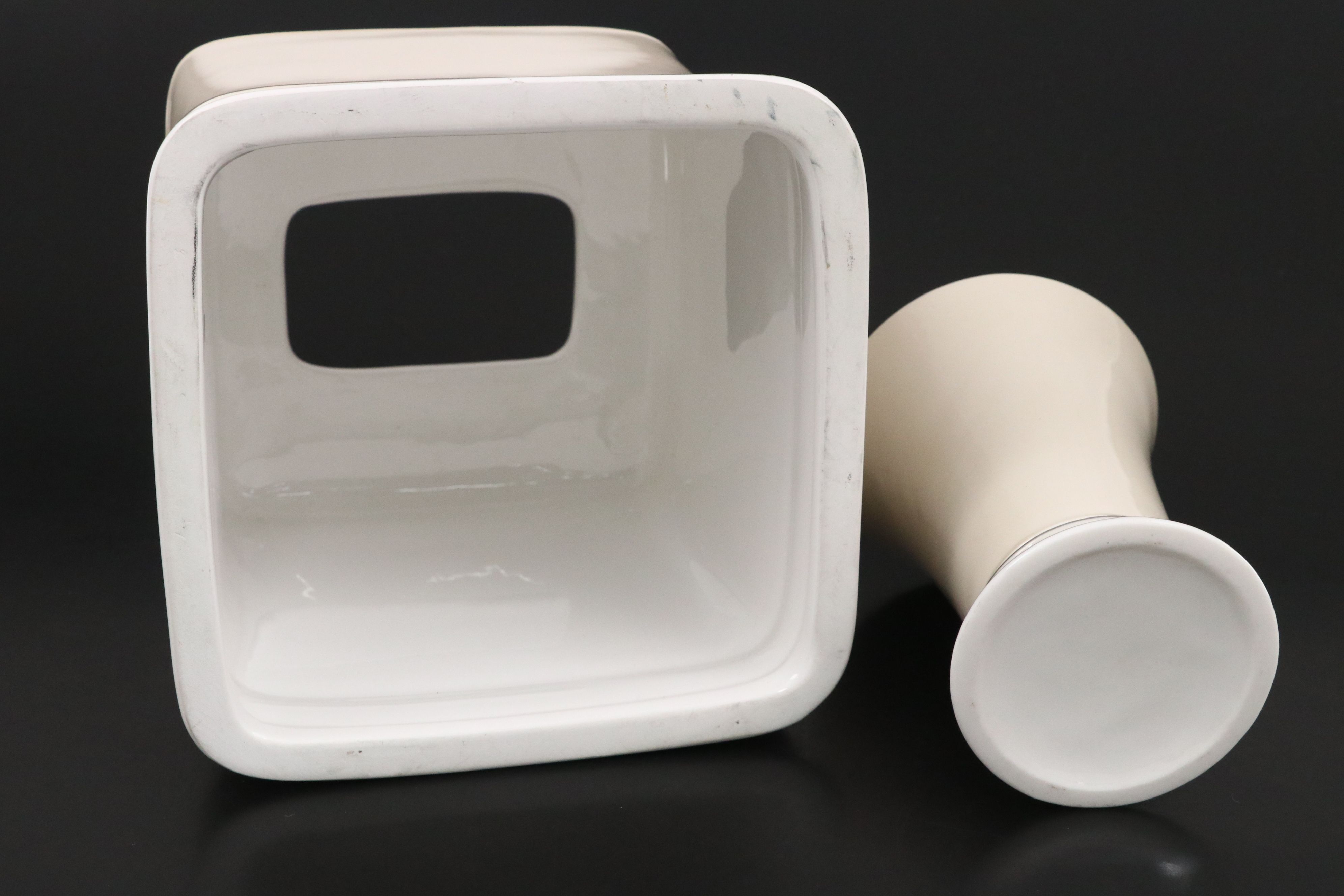 Capodimonte Porcelain Lily, Ceramic Bathroom Accessories, and Porcelain Mug