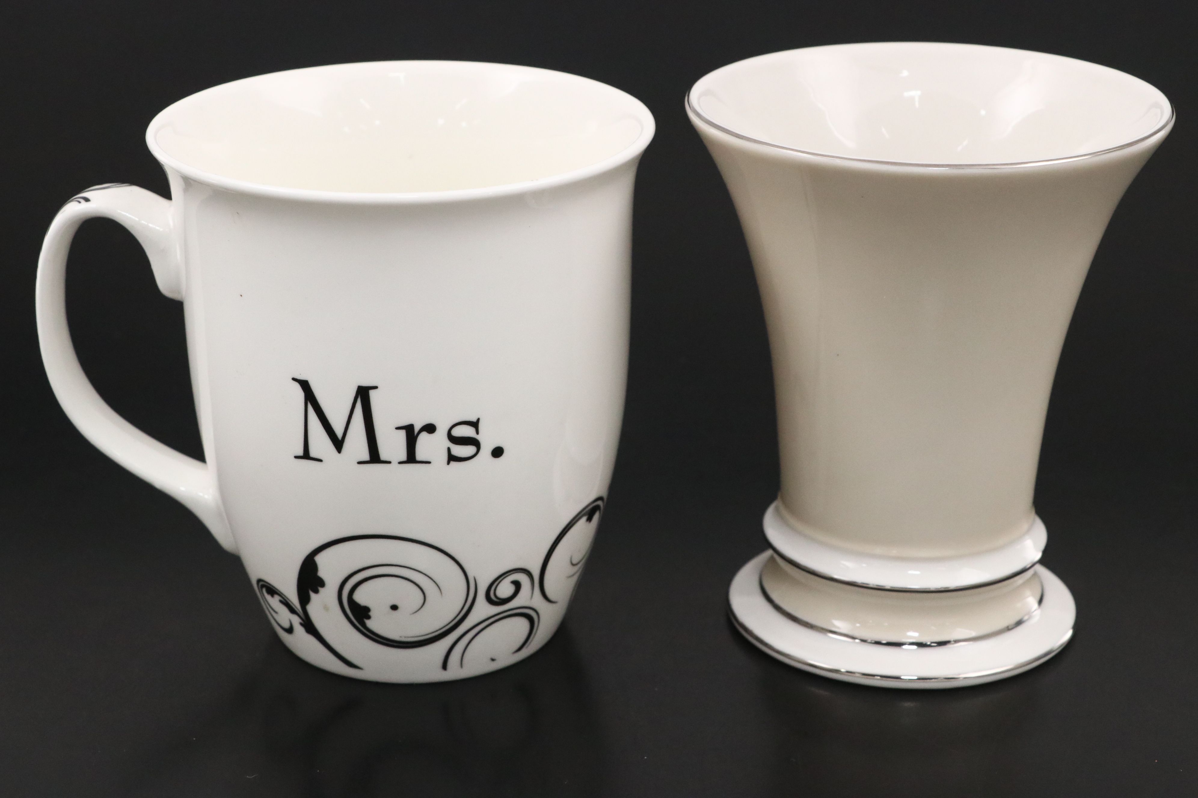 Capodimonte Porcelain Lily, Ceramic Bathroom Accessories, and Porcelain Mug