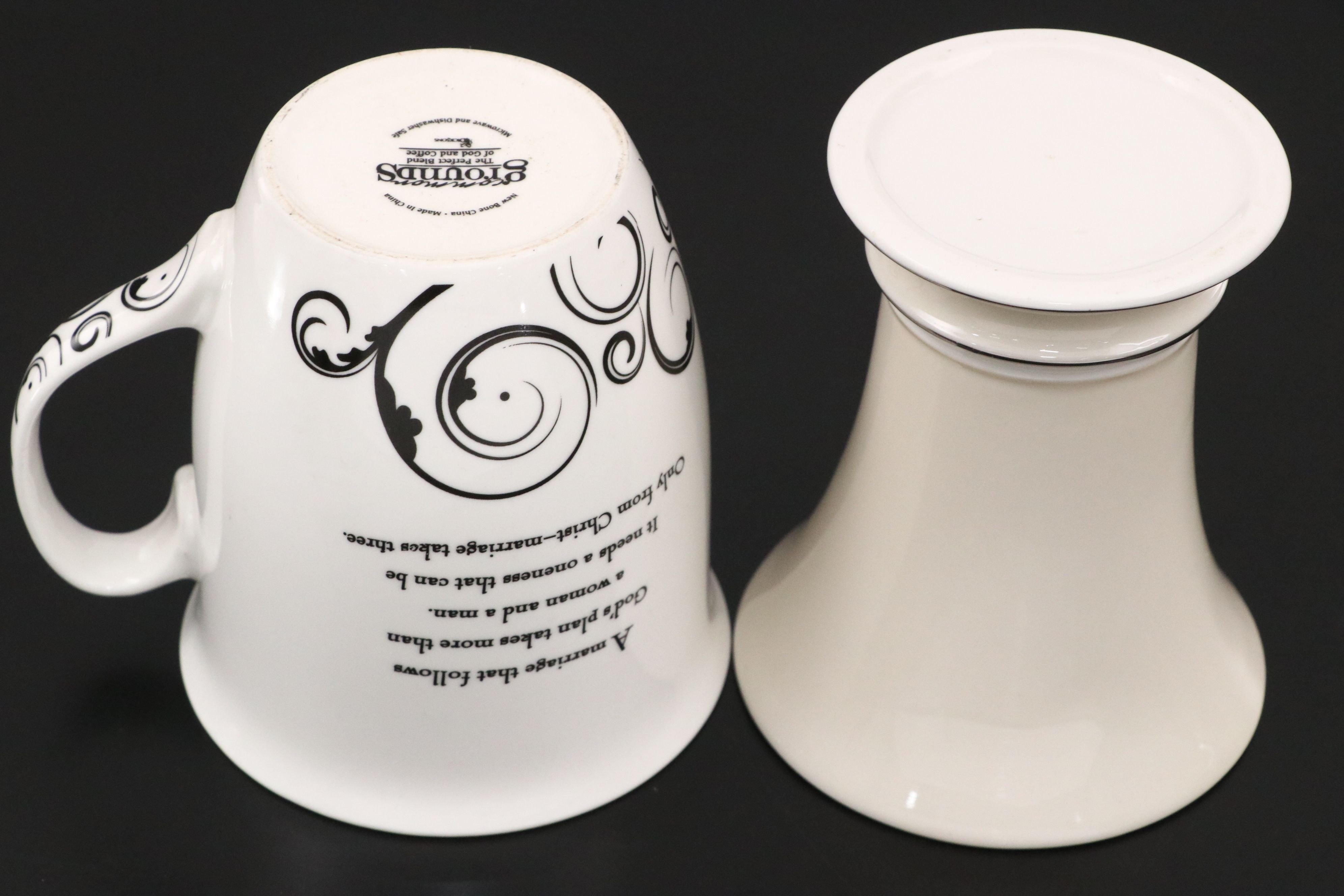 Capodimonte Porcelain Lily, Ceramic Bathroom Accessories, and Porcelain Mug