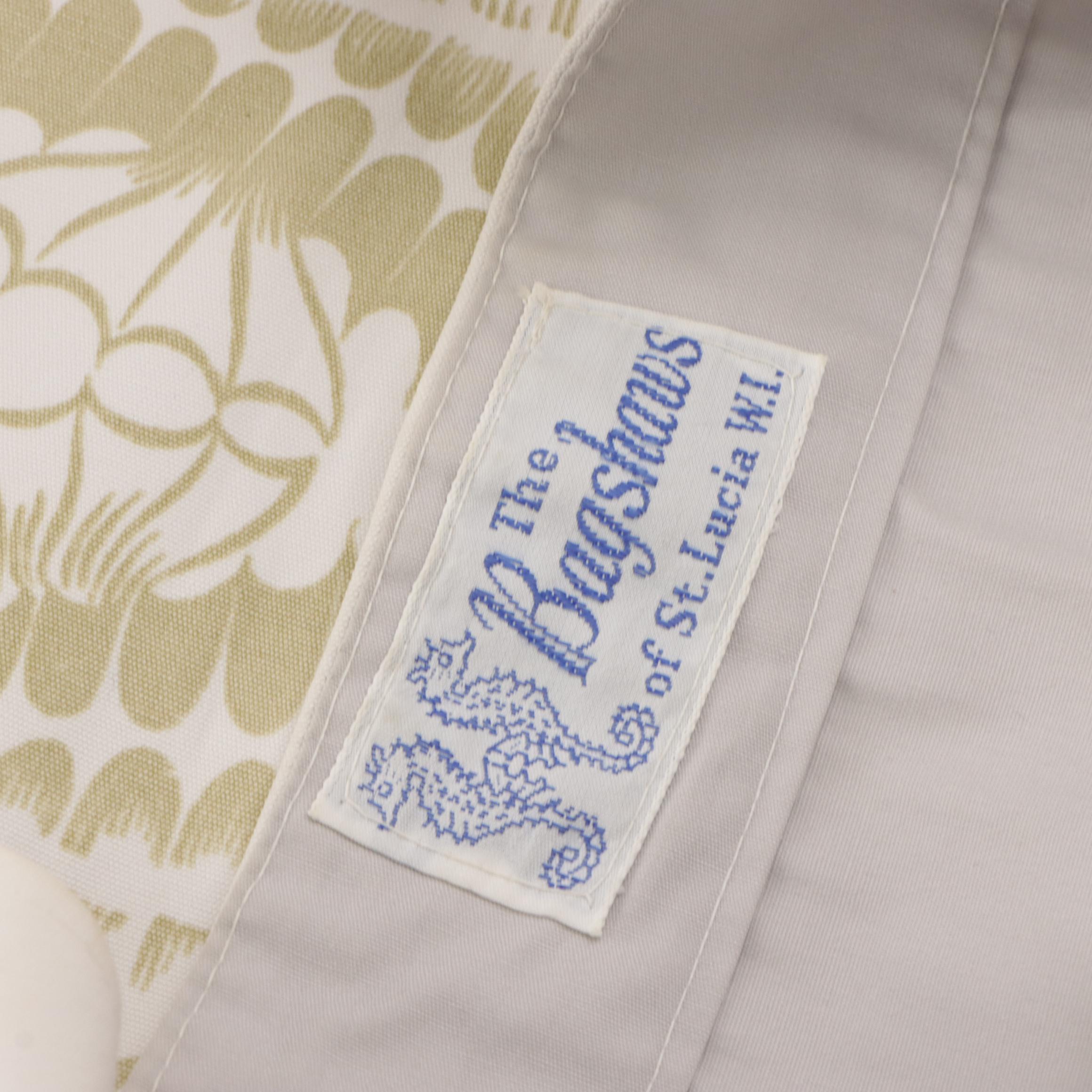 Bagshaws of St. Lucia Silk Screen Textile Totes, Pillow Covers, and Remnants