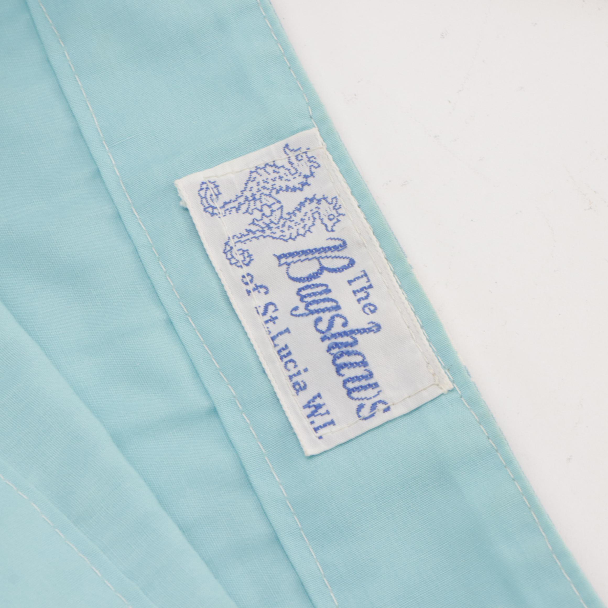 Bagshaws of St. Lucia Silk Screen Textile Totes, Pillow Covers, and Remnants