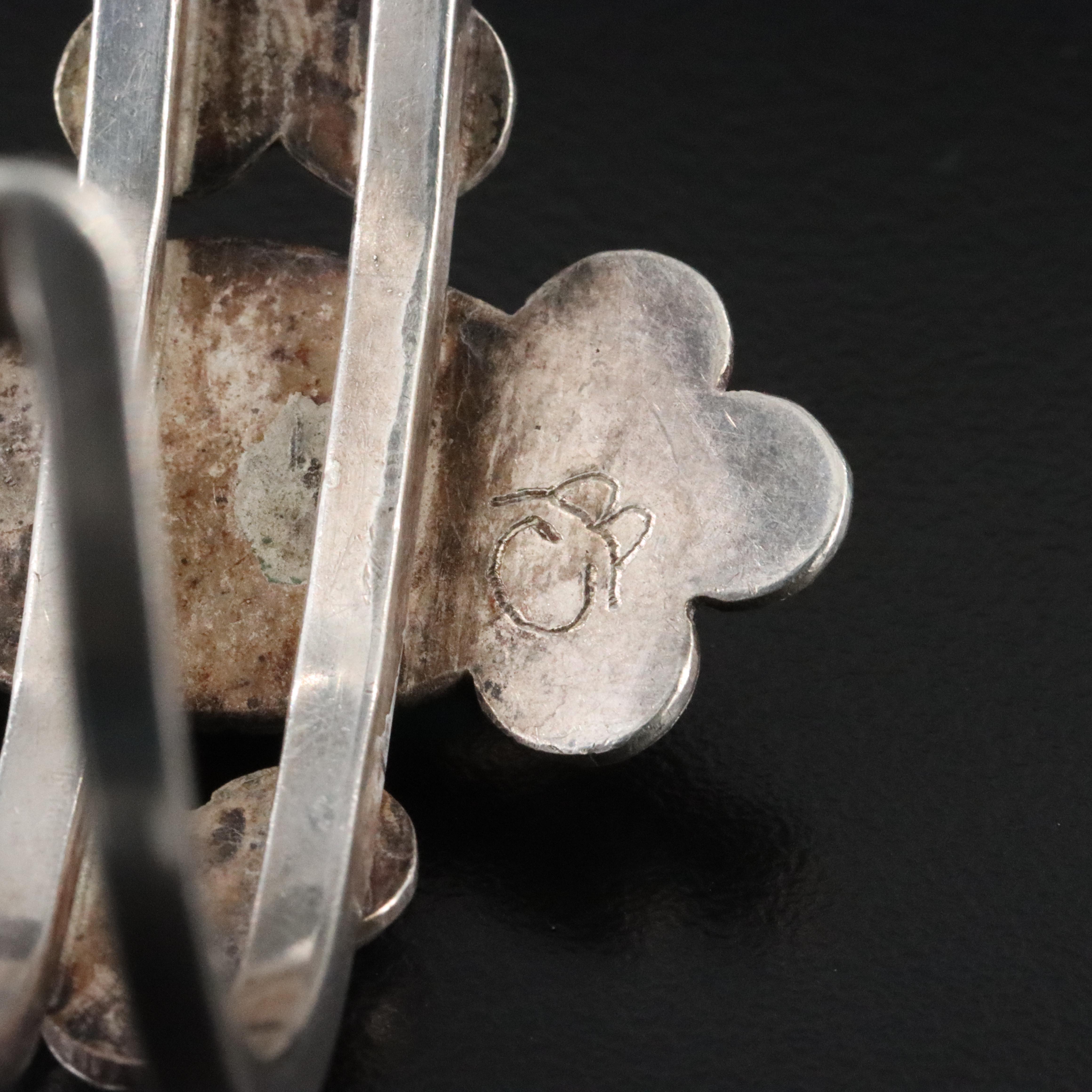 Southwestern Sterling Turquoise Cuff Bracelet