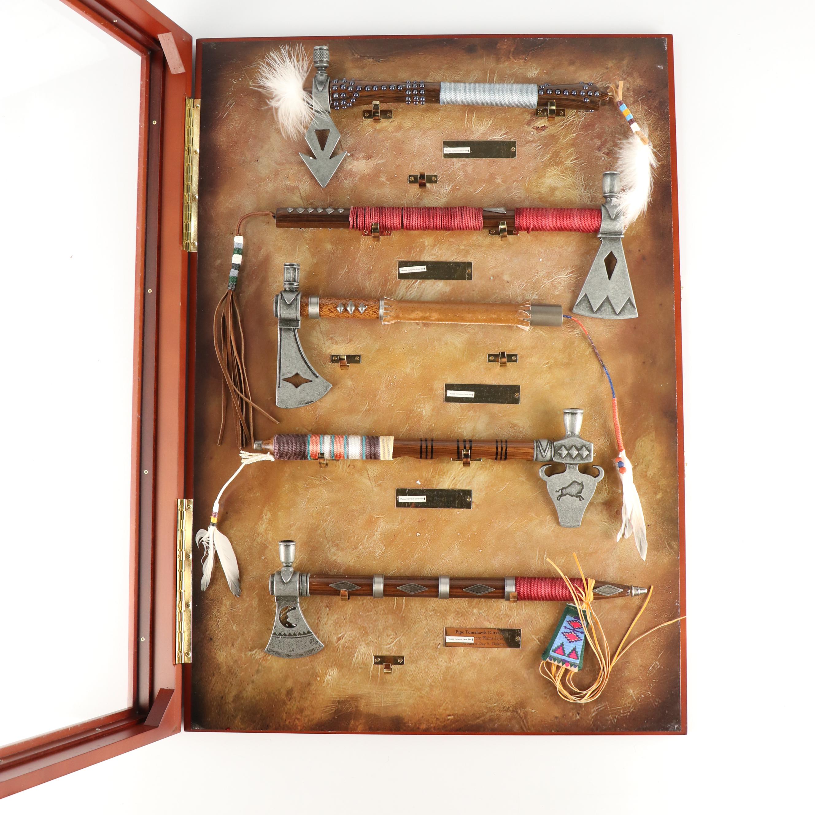 Native American Style Replica Pipe Tomahawks