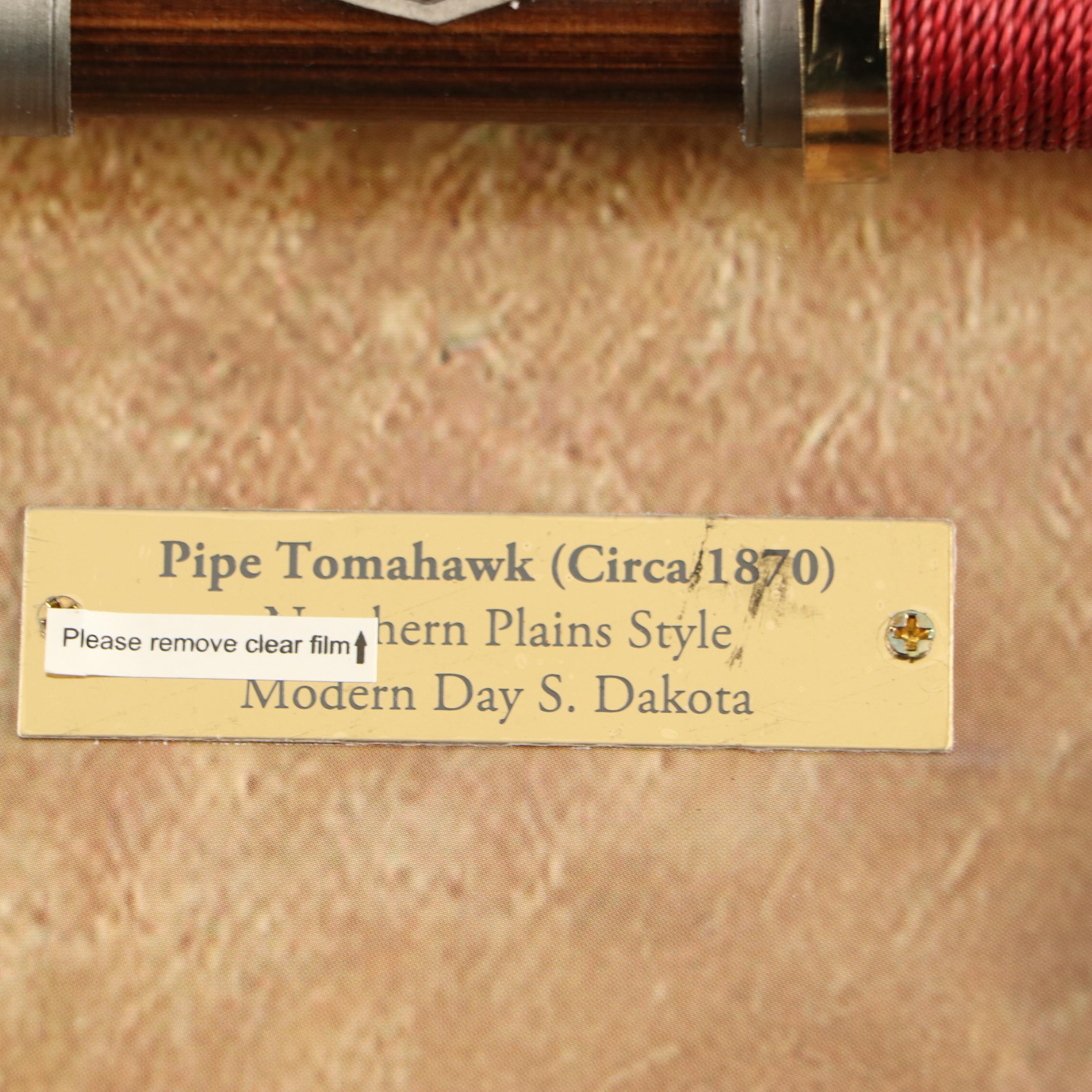 Native American Style Replica Pipe Tomahawks