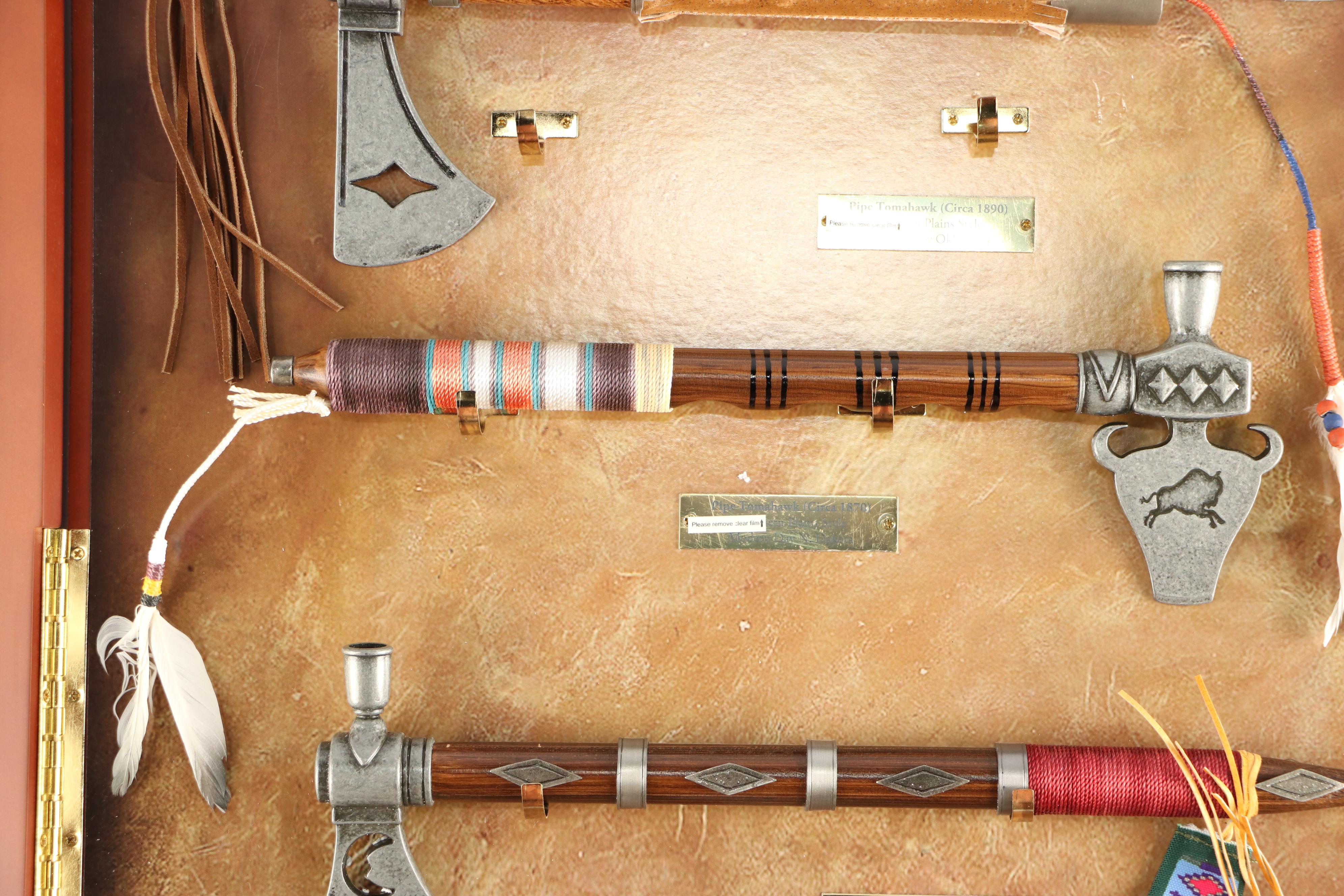 Native American Style Replica Pipe Tomahawks