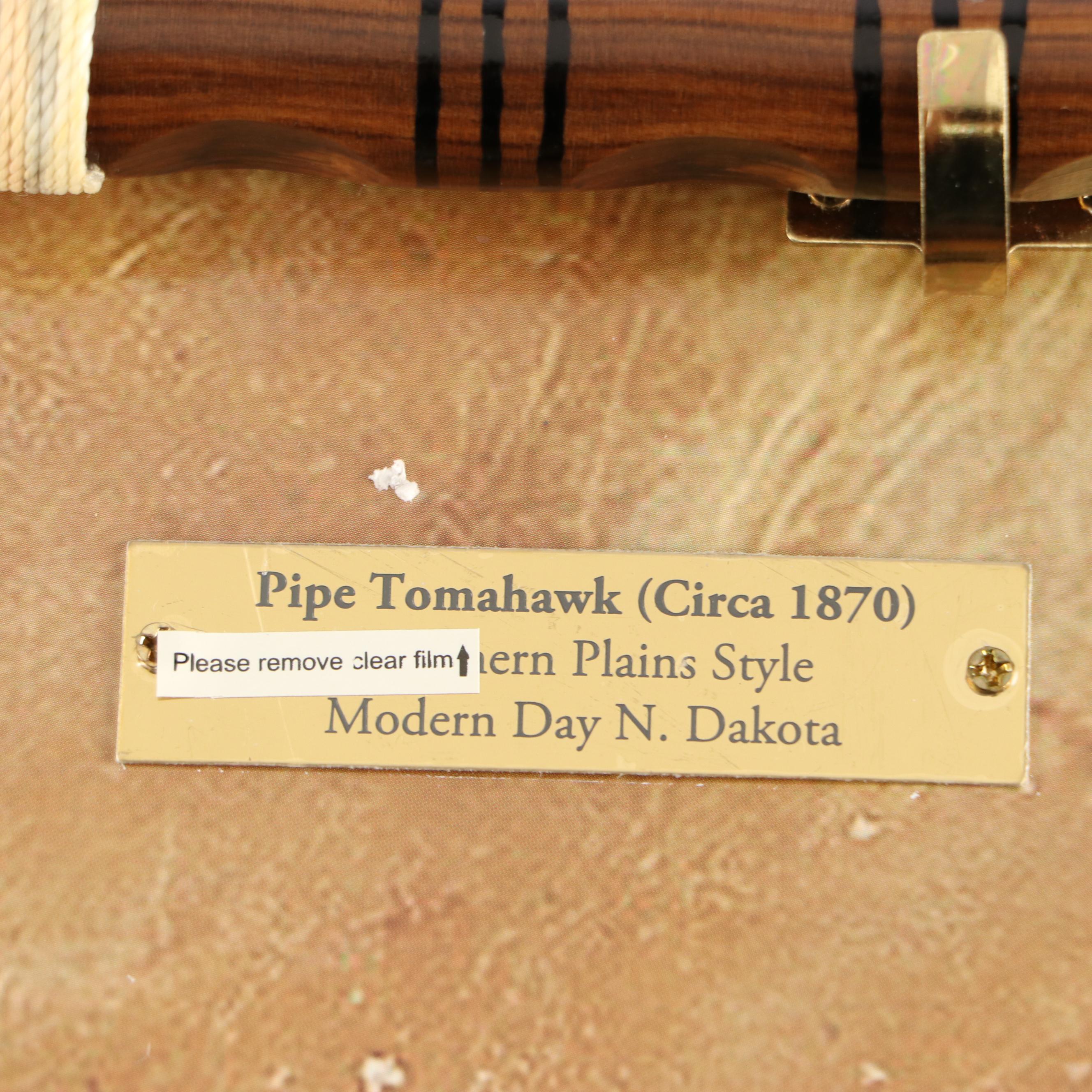 Native American Style Replica Pipe Tomahawks