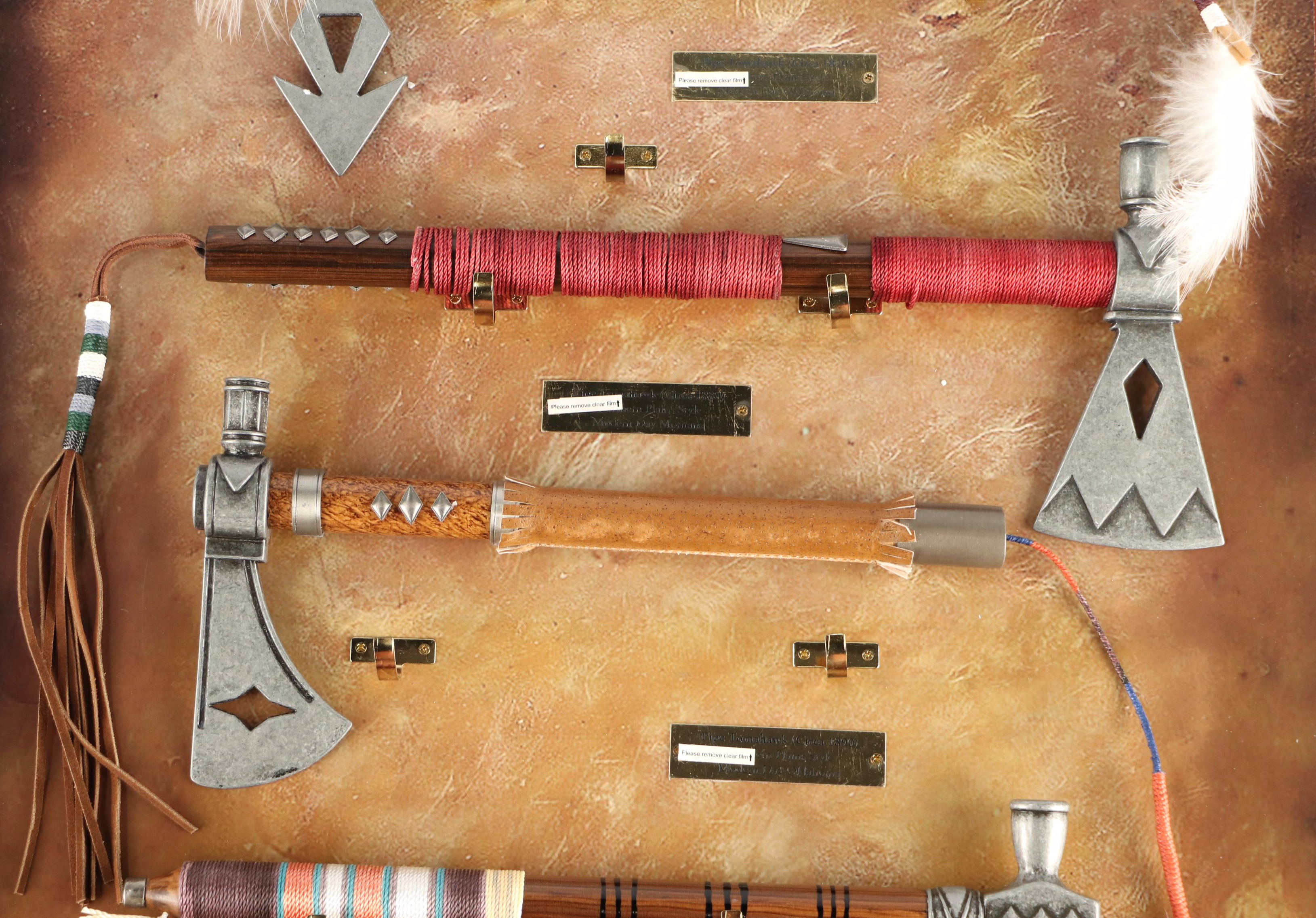 Native American Style Replica Pipe Tomahawks