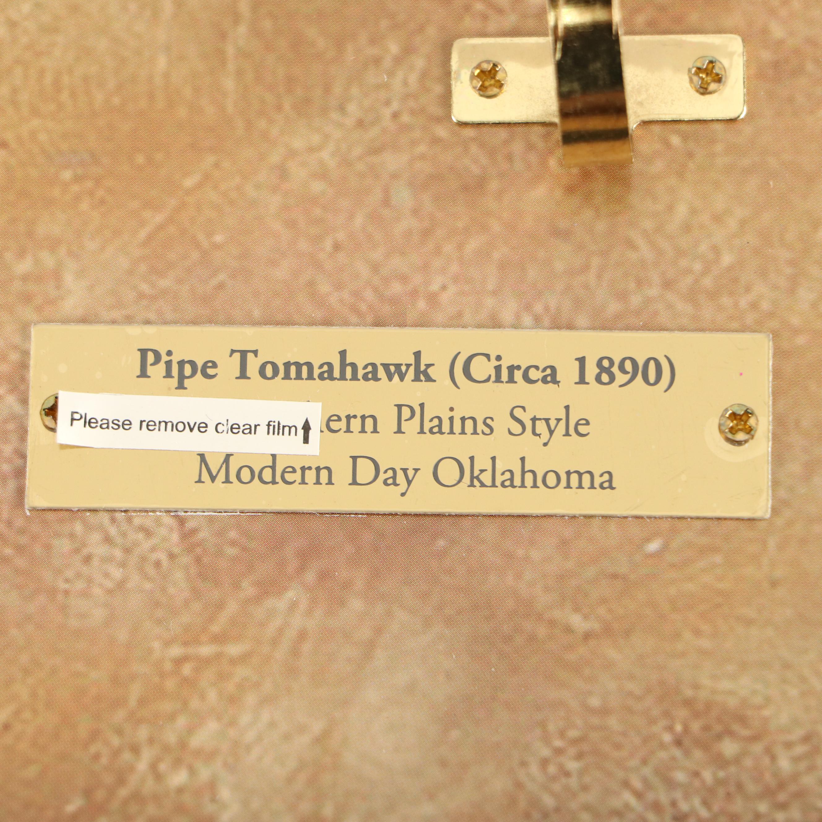 Native American Style Replica Pipe Tomahawks