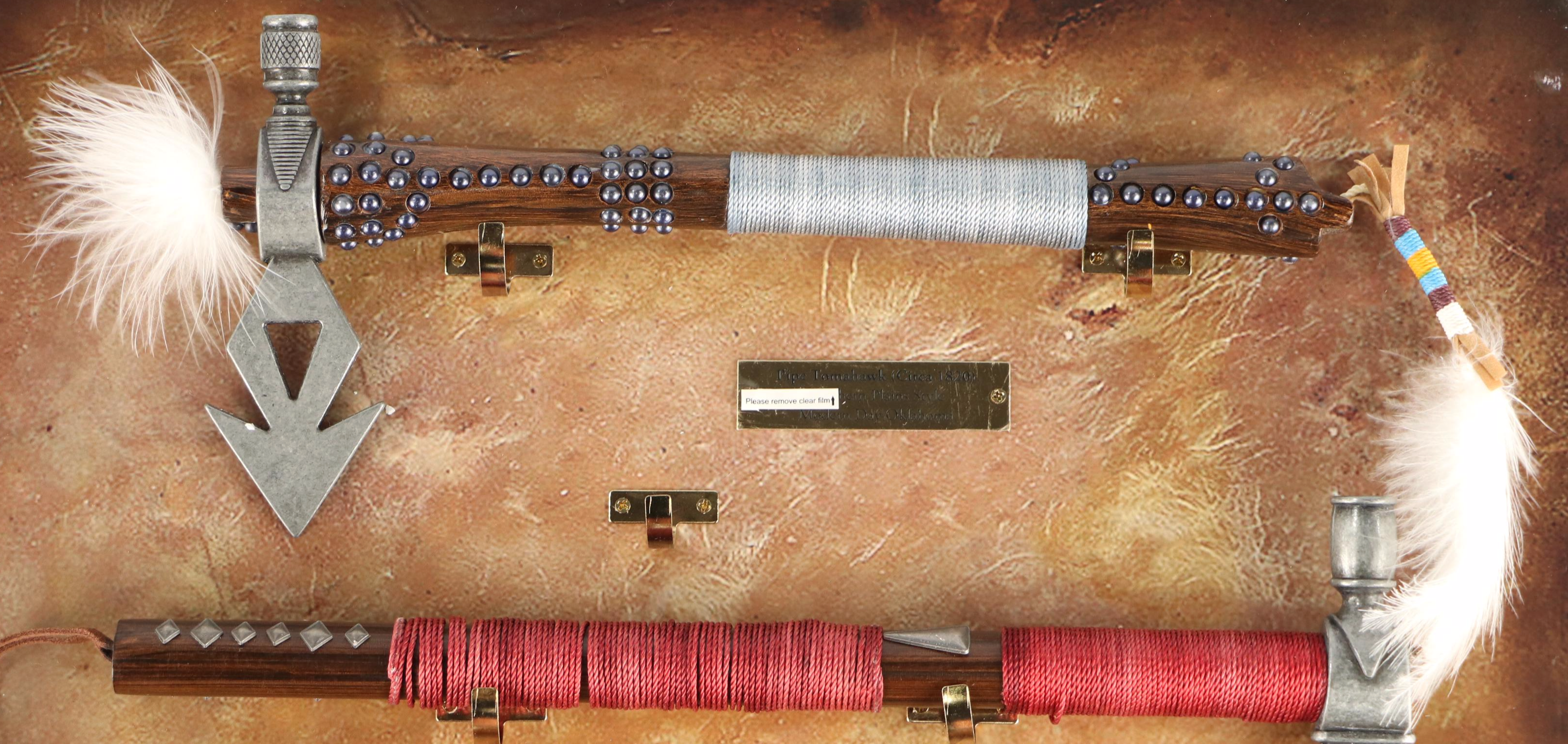 Native American Style Replica Pipe Tomahawks