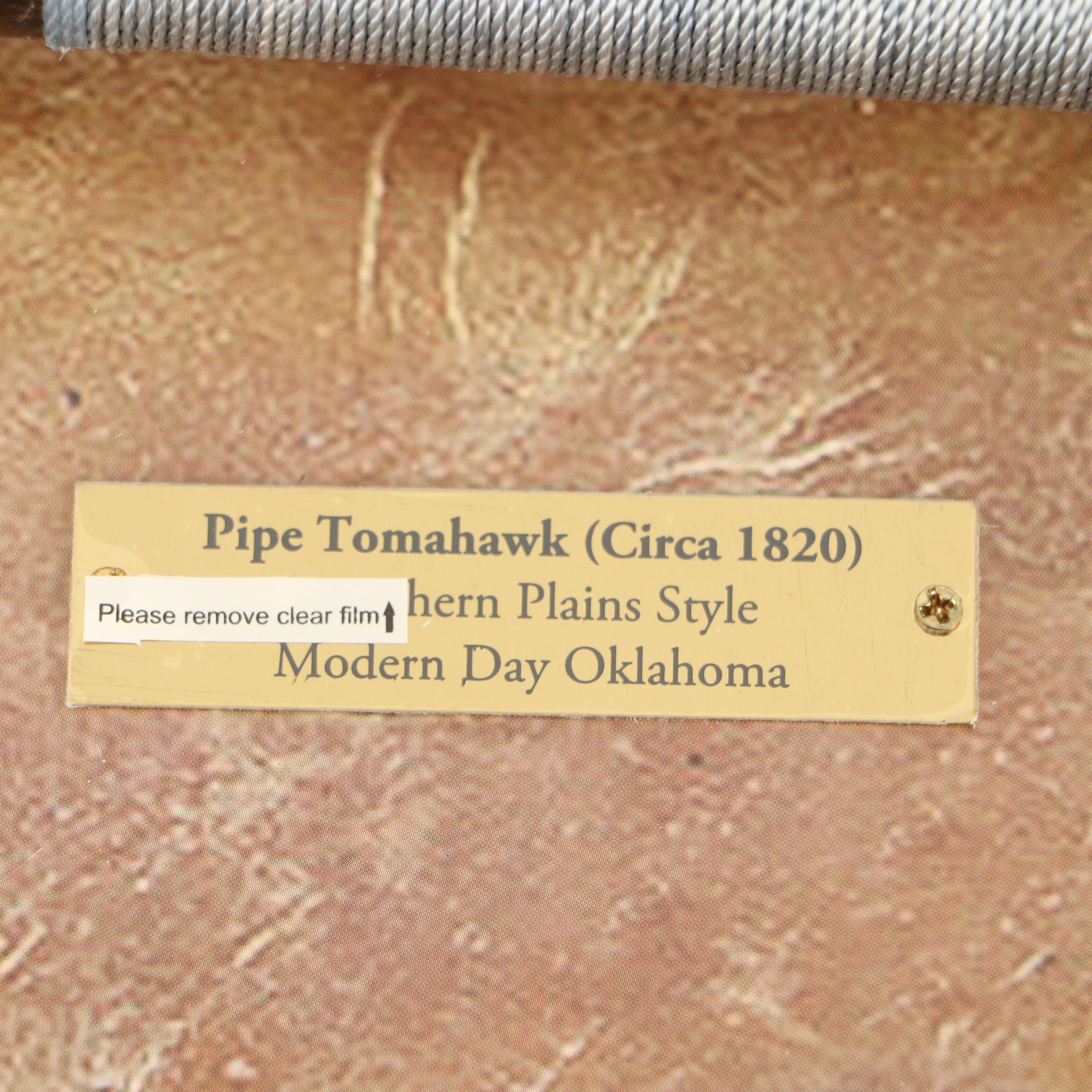 Native American Style Replica Pipe Tomahawks