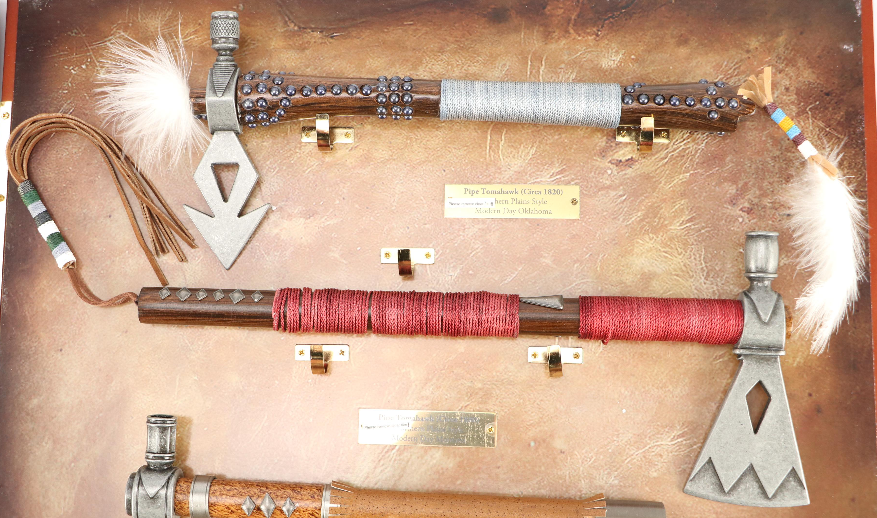 Native American Style Replica Pipe Tomahawks