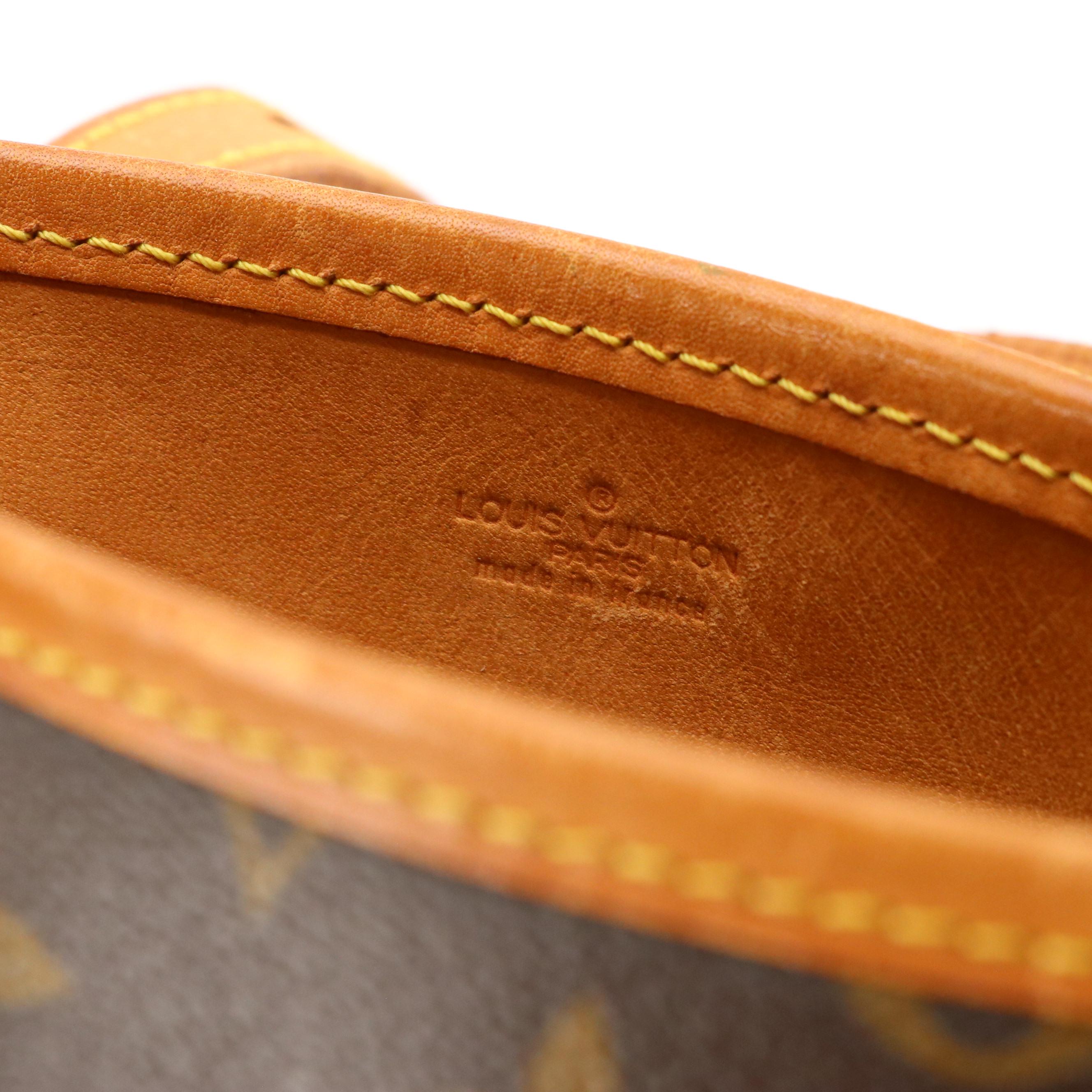 Louis Vuitton Petite Bucket Bag in Monogram Canvas and Vachetta Leather