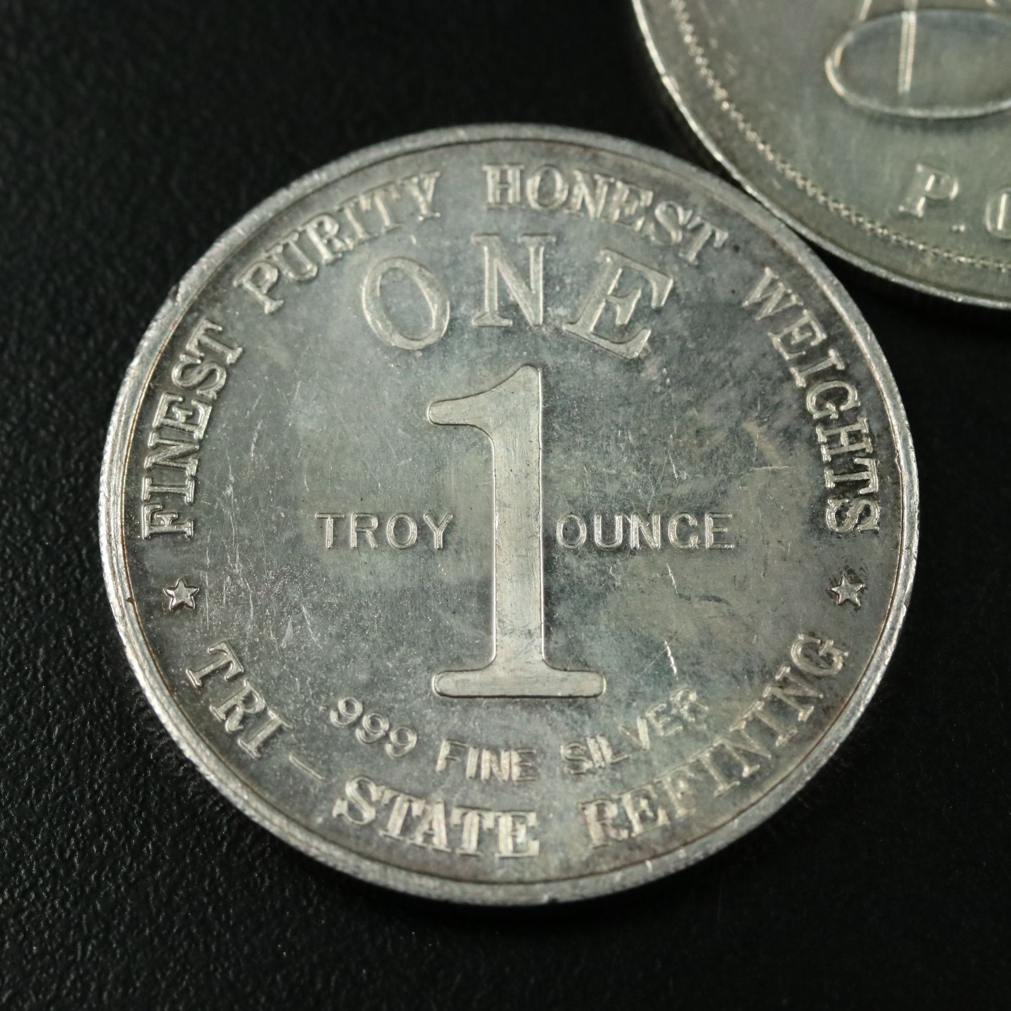 Five Uncirculated One Ounce .999 Silver Rounds