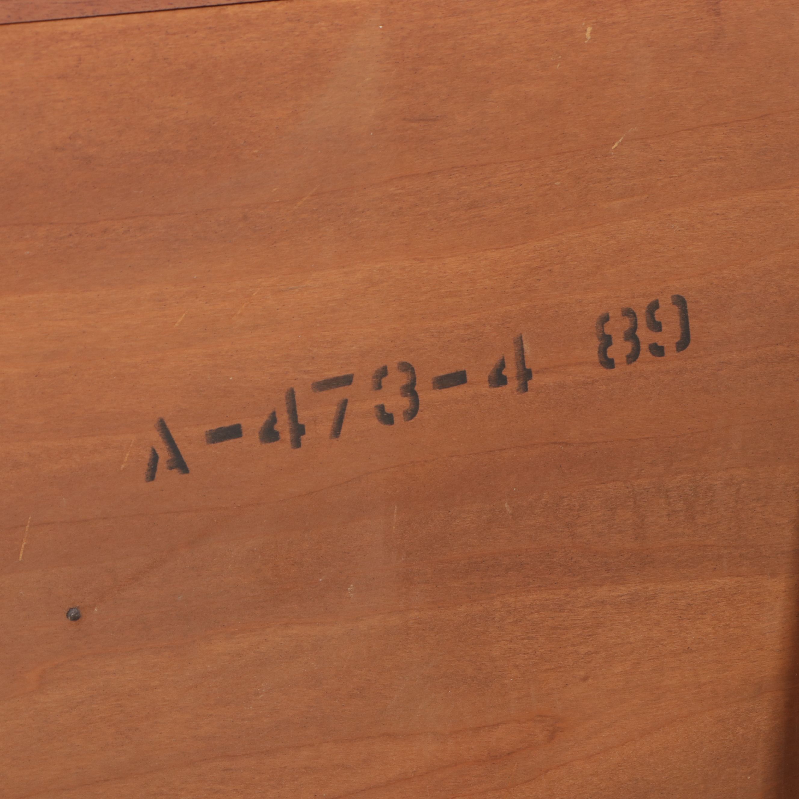 Mid Century Modern Mahogany Nightstand, Dresser and Tall Chest