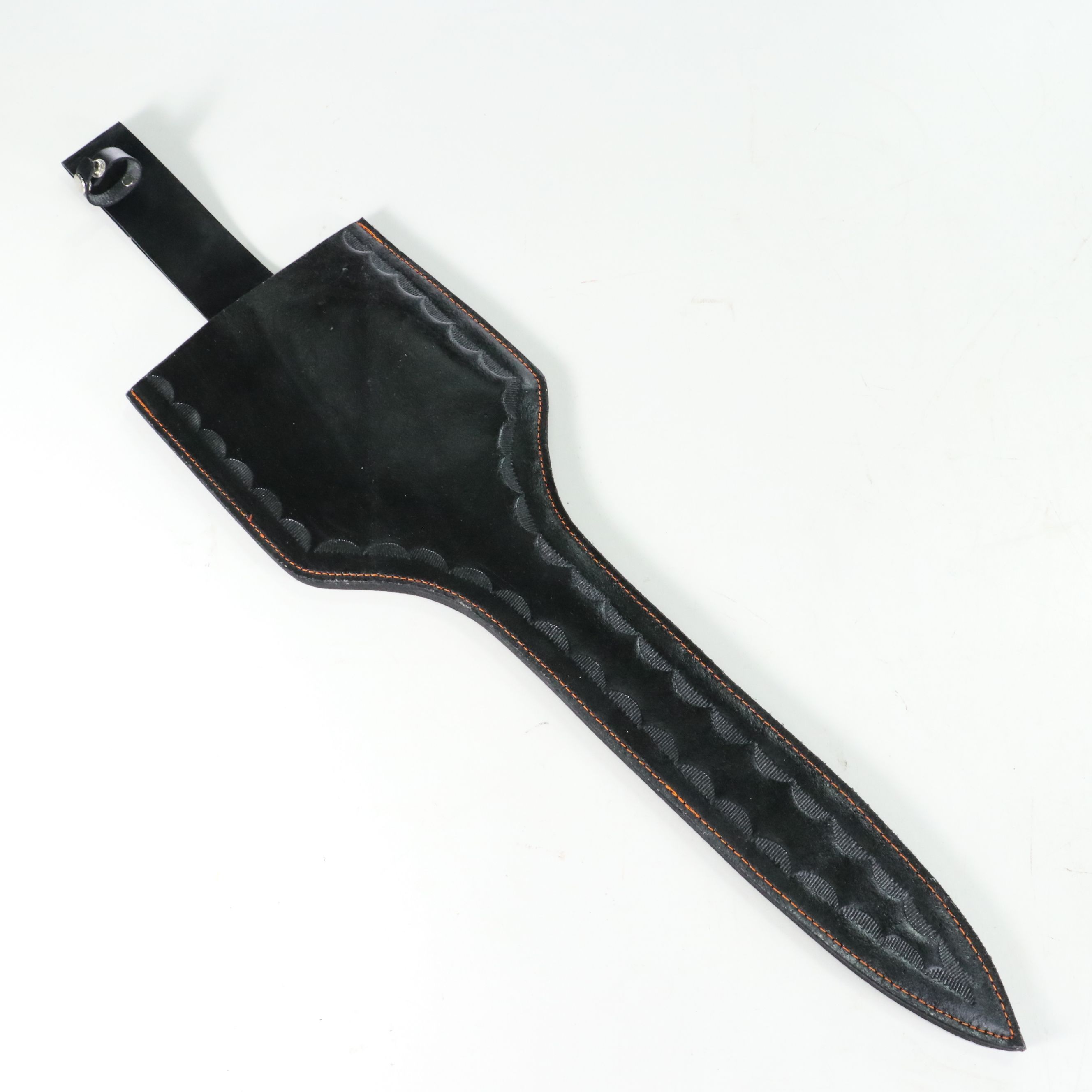 Mythical Fantasy Short Sword with Leather Scabbard