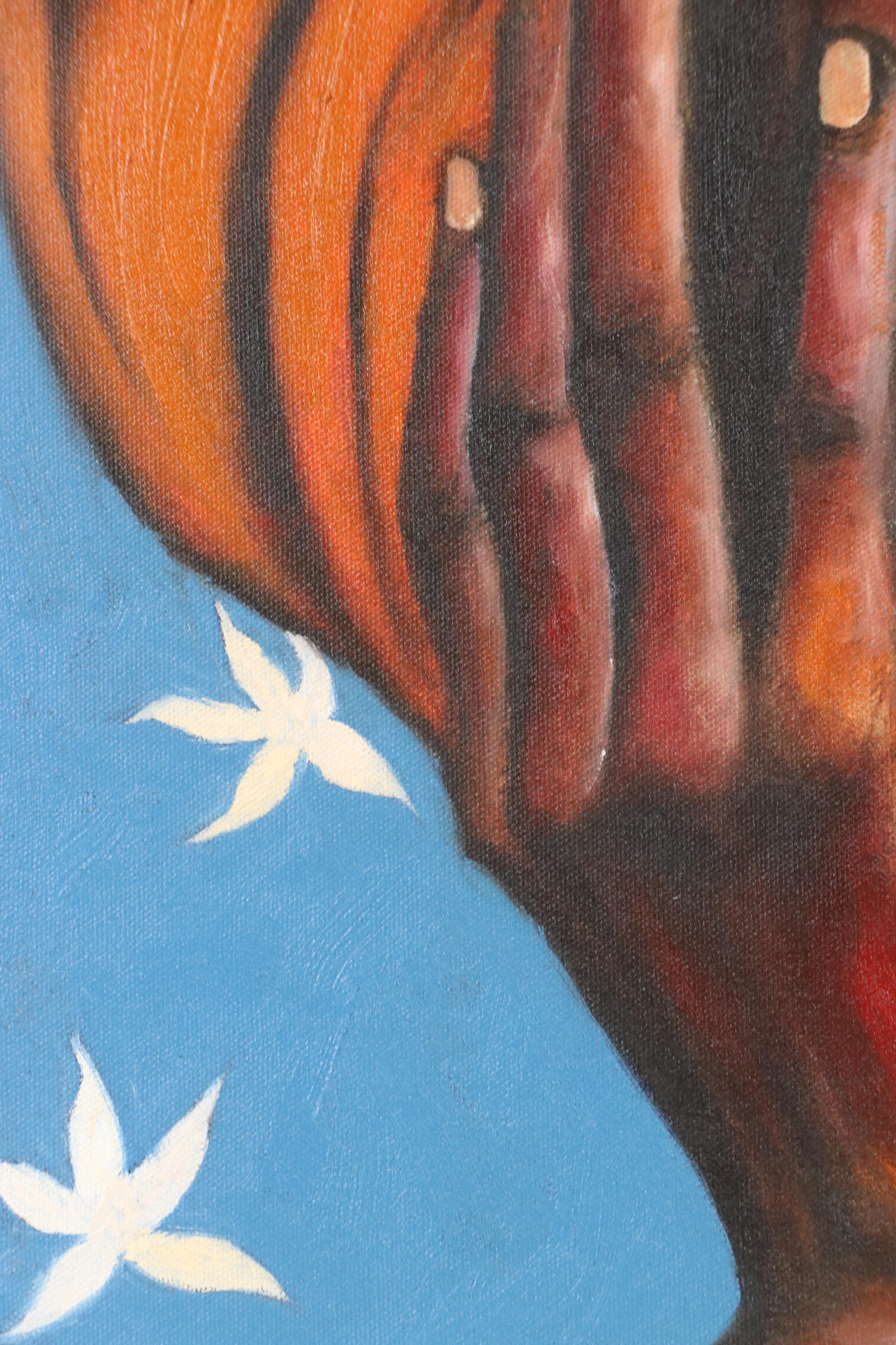 Oluwakemi Omowaire Oil Portrait "New Seasons," 21st Century