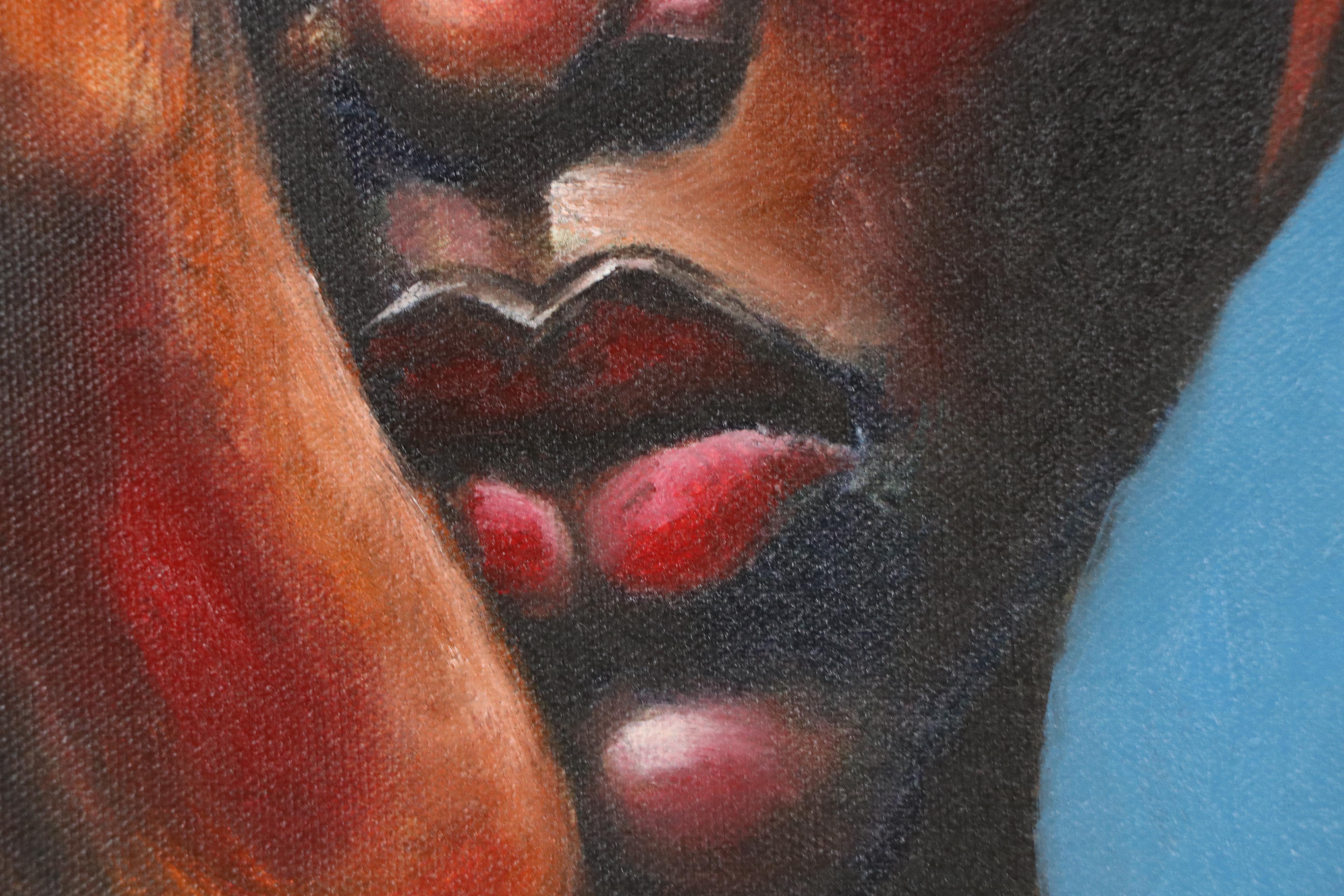 Oluwakemi Omowaire Oil Portrait "New Seasons," 21st Century