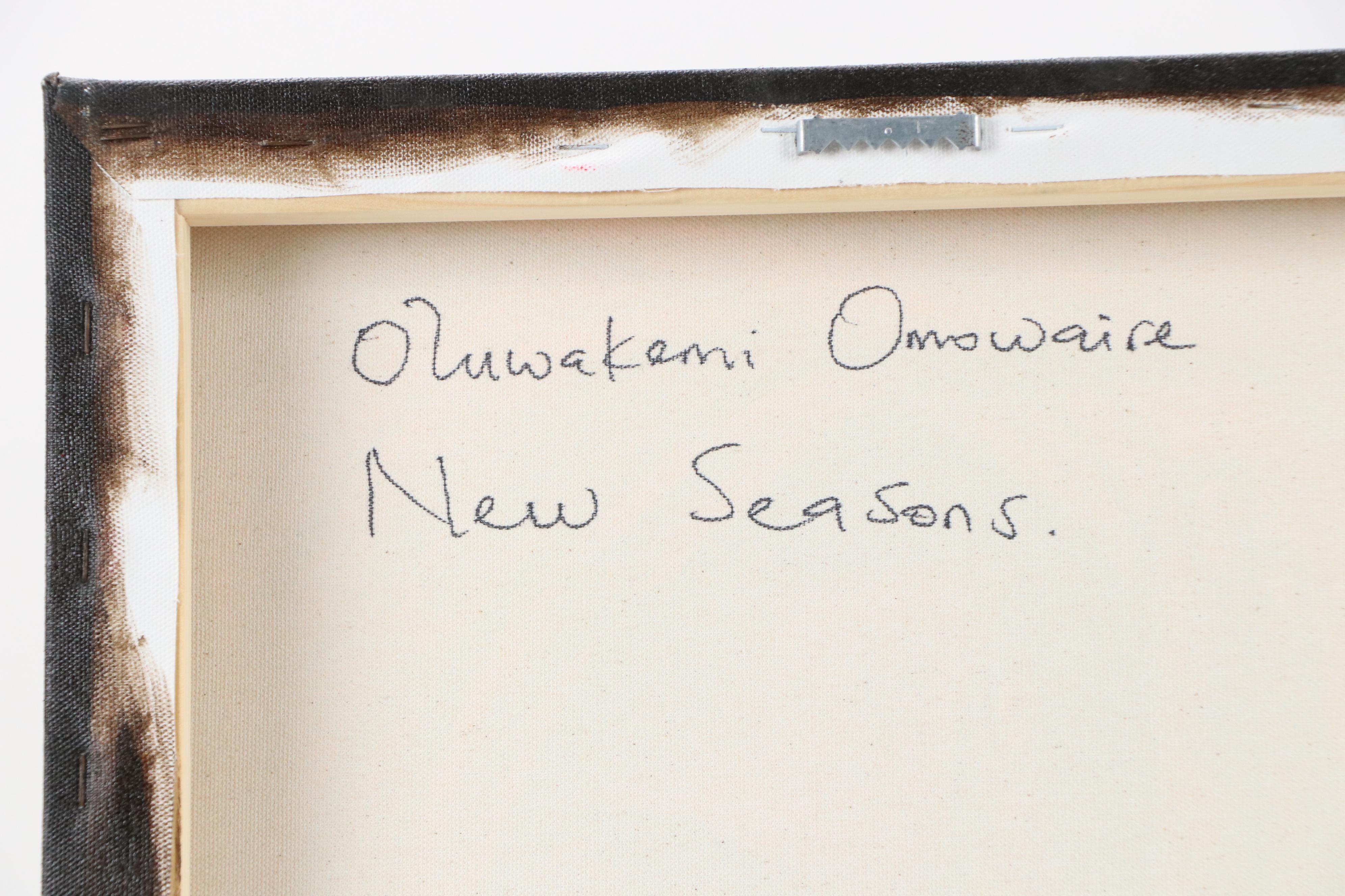 Oluwakemi Omowaire Oil Portrait "New Seasons," 21st Century